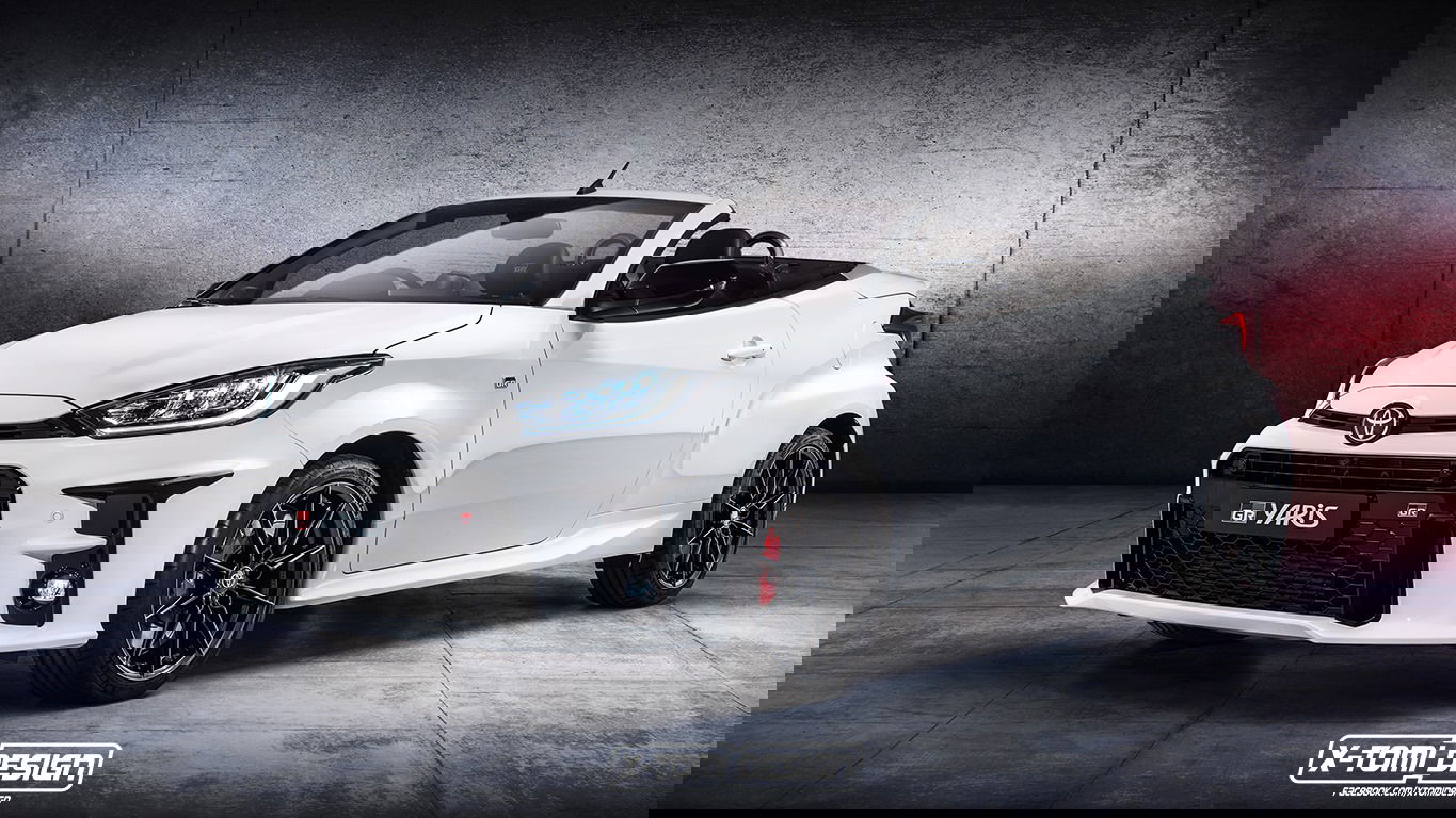 A Convertible Toyota GR Yaris Has Been Made In Photoshop And It's Left Us Confused