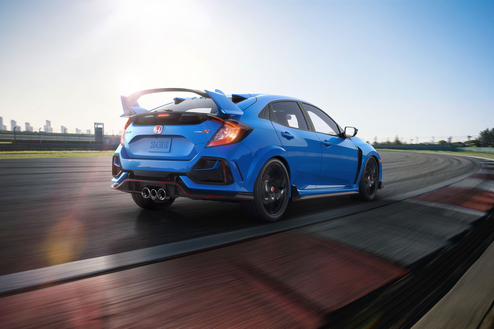 Boost Blue - exclusive to the Civic Type R - has been added to the colour palette by Honda