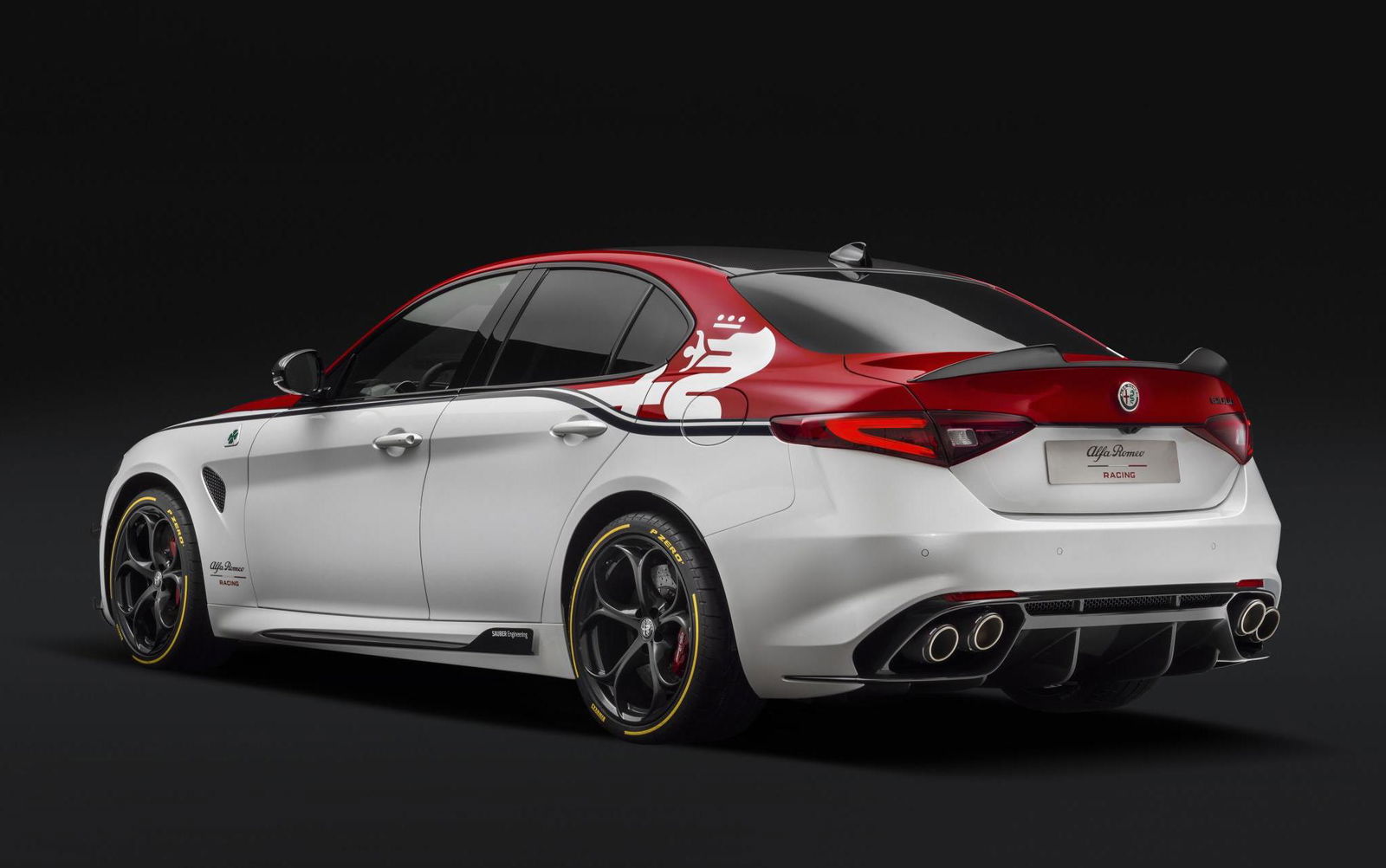 The Alfa Romeo Racing version of the Giulia looked great, but wasn't any more powerful than the standard model