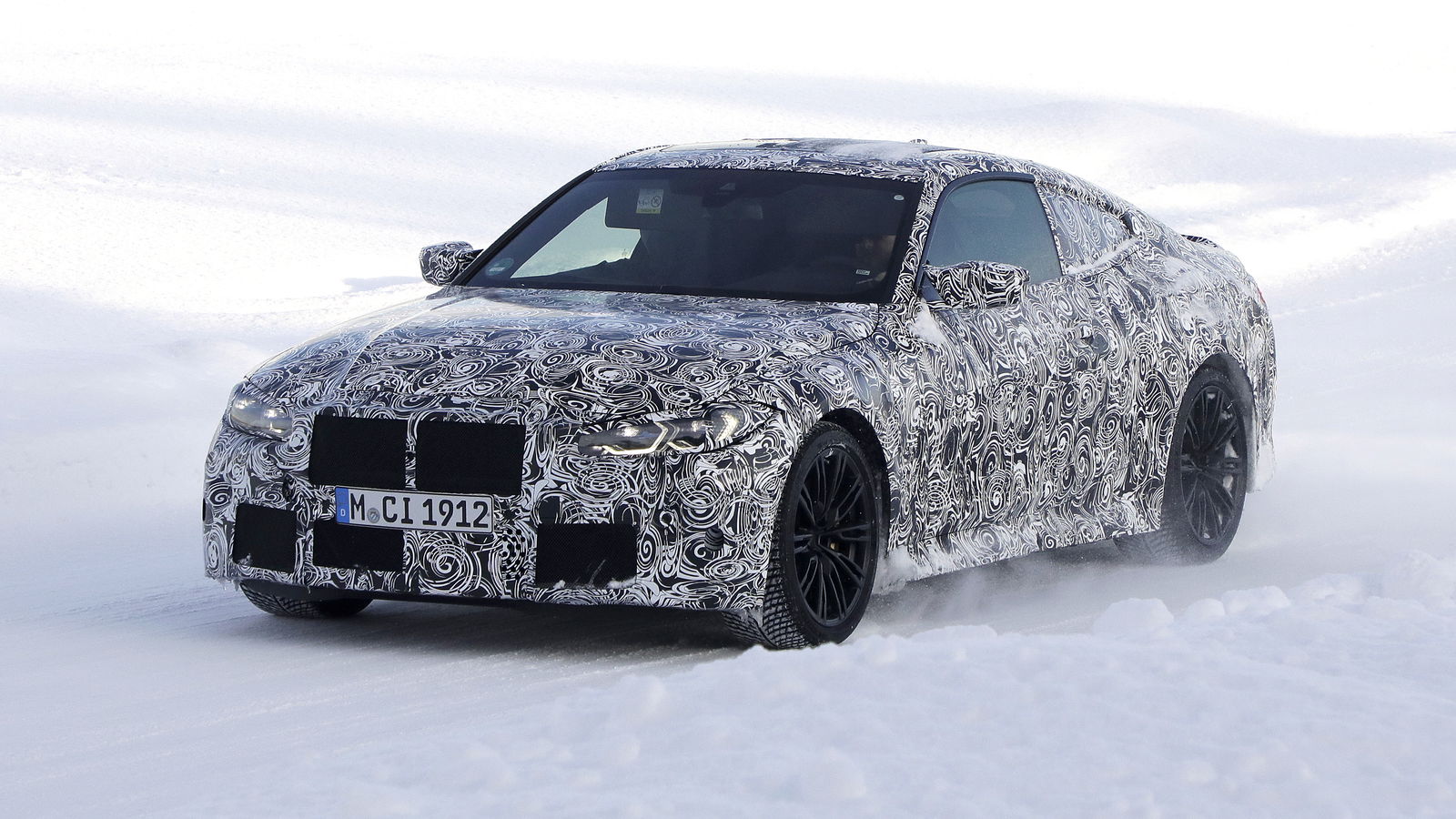 New, 473bhp BMW M4 Spotted Hiding Its Gargantuan Grille