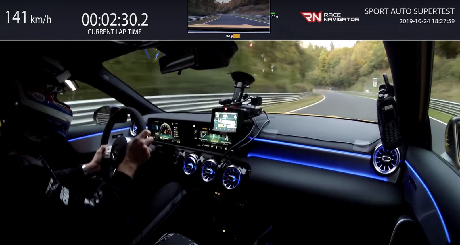 Here's A Mercedes-AMG A45 S Smashing Out A 7min 48sec 'Ring Lap
