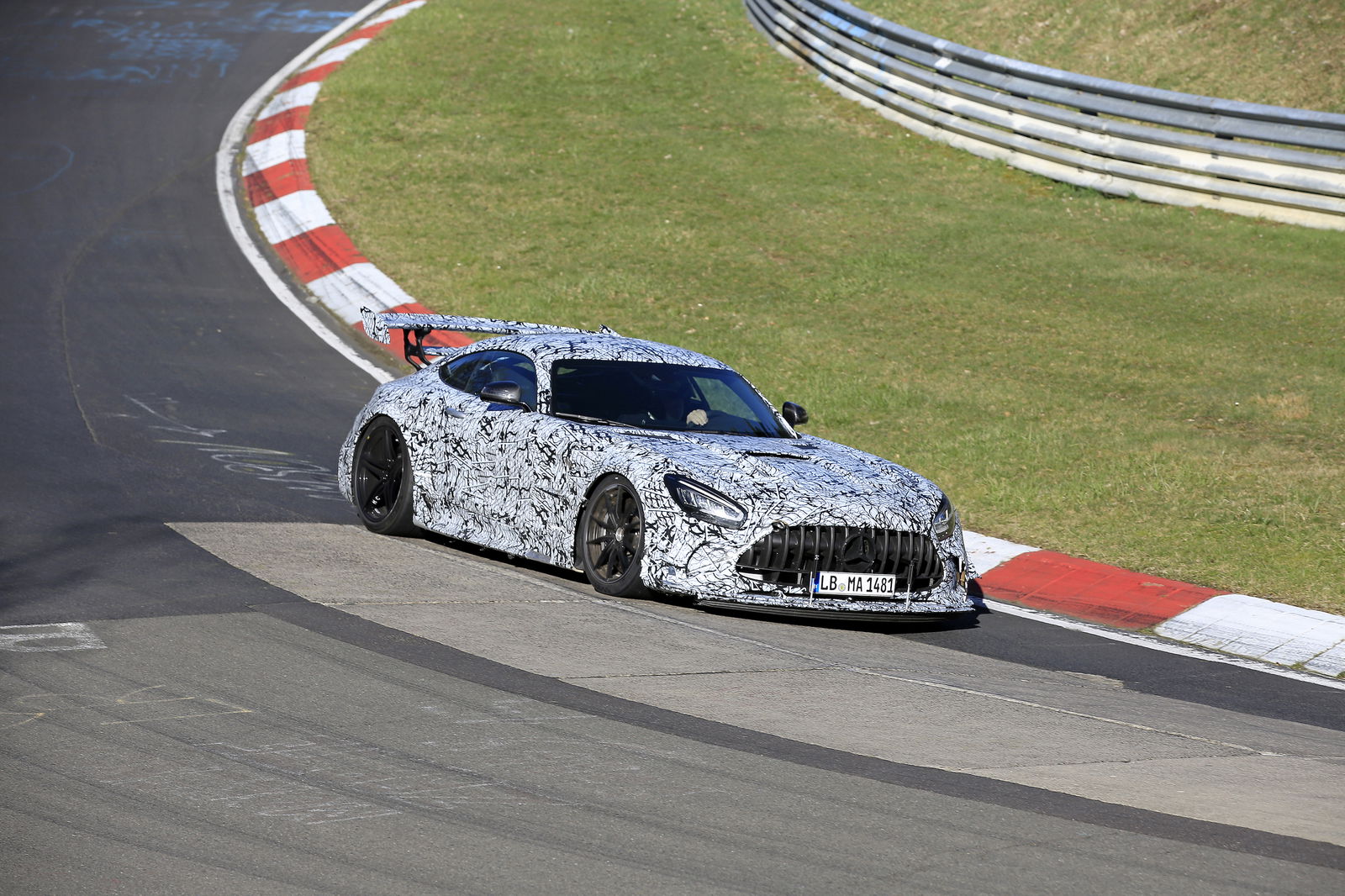 The Mercedes-AMG GT Black Series Has A Giant Wing And A Huge Face