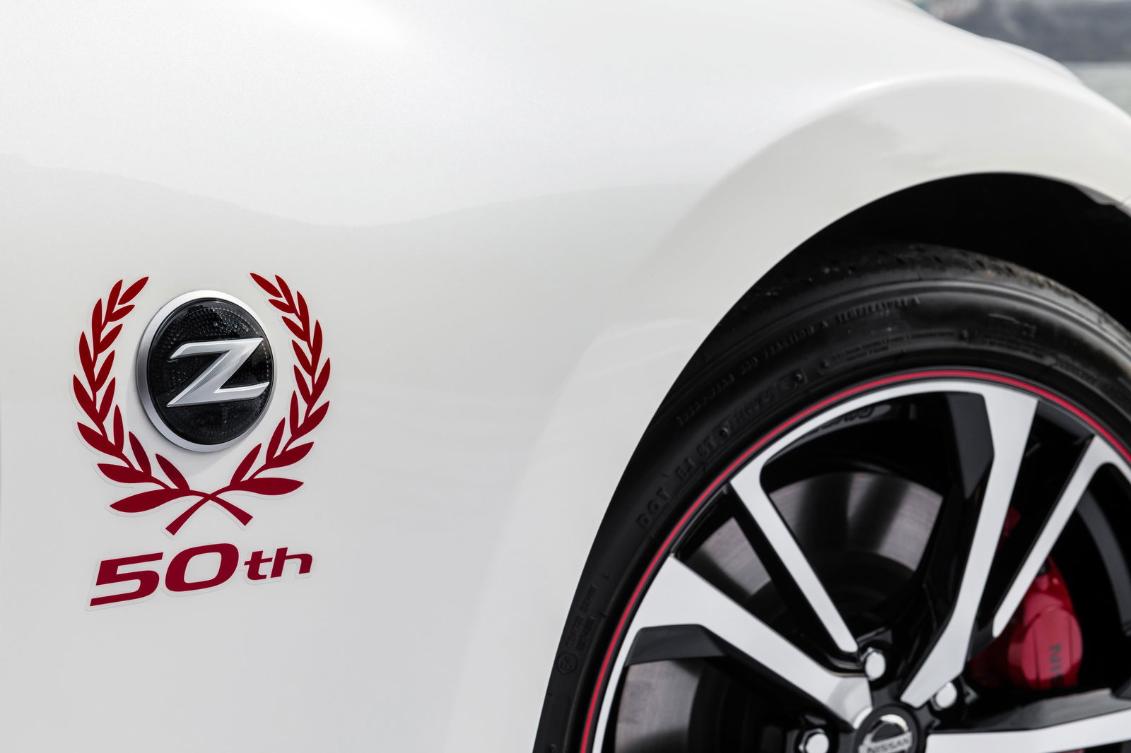 The current Z-car logo, as seen on the 50th Anniversary Edition 370Z