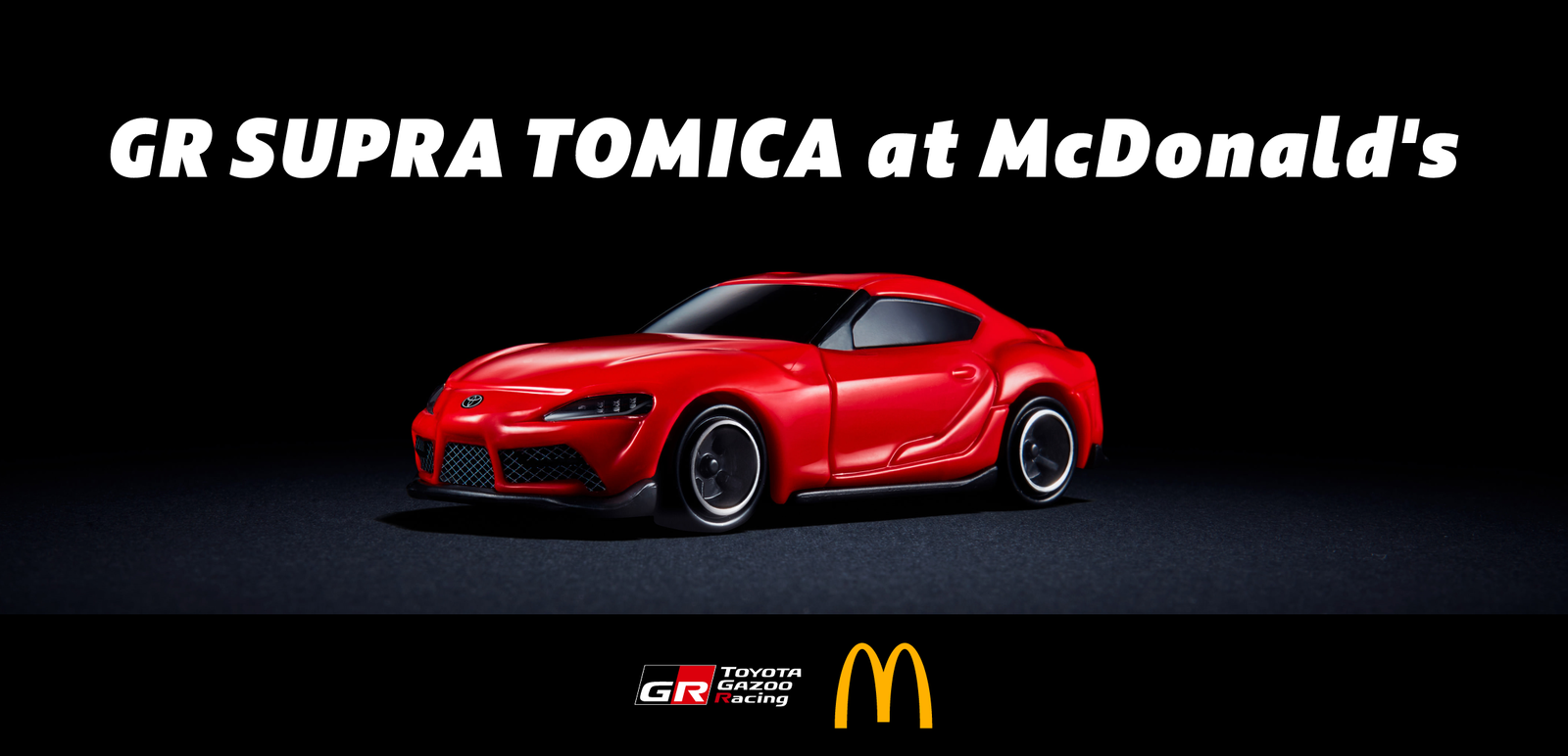 The New McDonald's Japan Happy Meal Toy Is A Toyota Supra Tomica Model