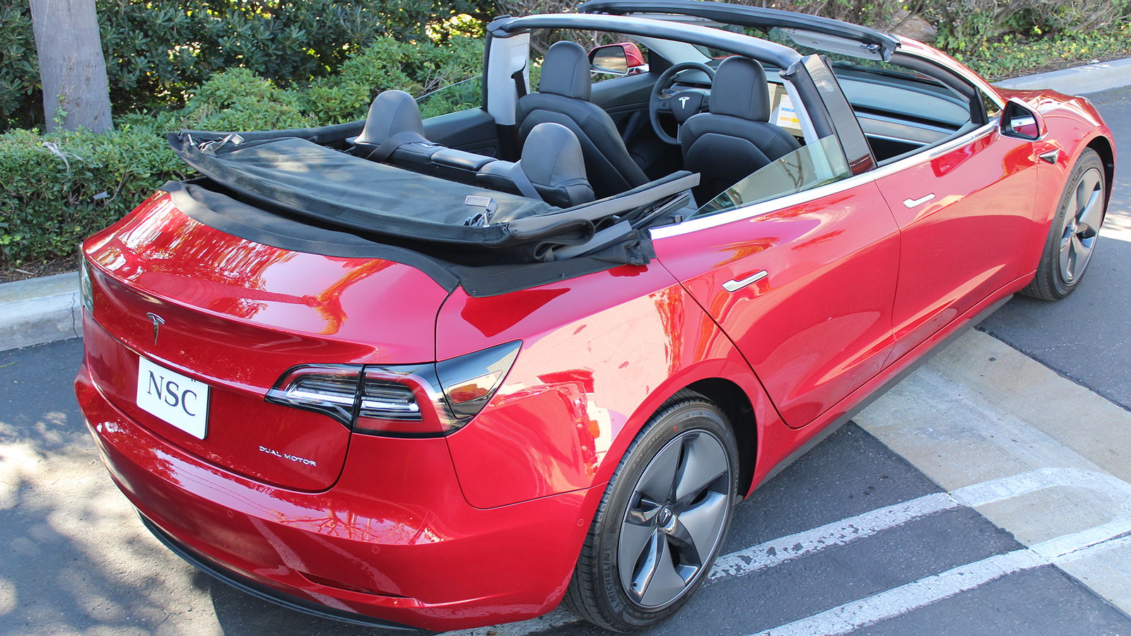 If You Really Musk, This Company Will Turn Your Tesla Model 3 Into A Cabriolet