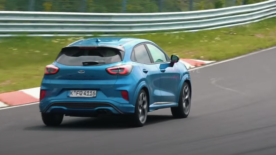 Here's The Ford Puma ST Making Throaty Three-Pot Noises At The 'Ring