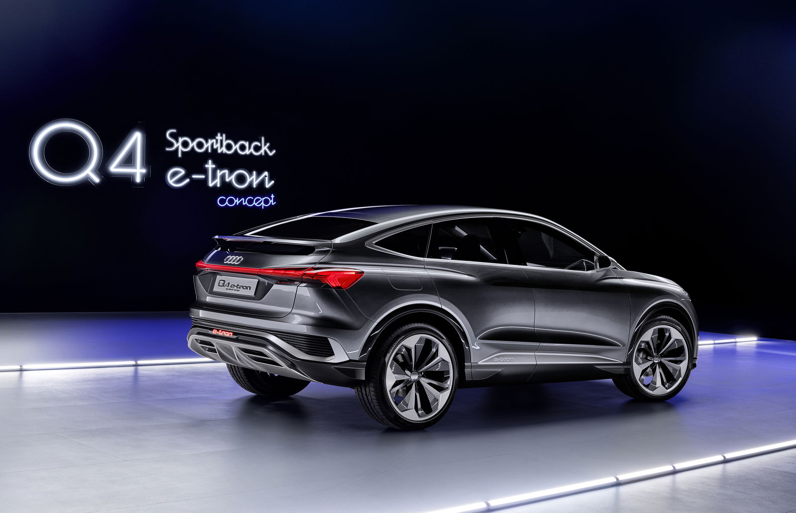 The Audi Q4 Sportback E-Tron Concept Is Futuristic And Weirdly Cute