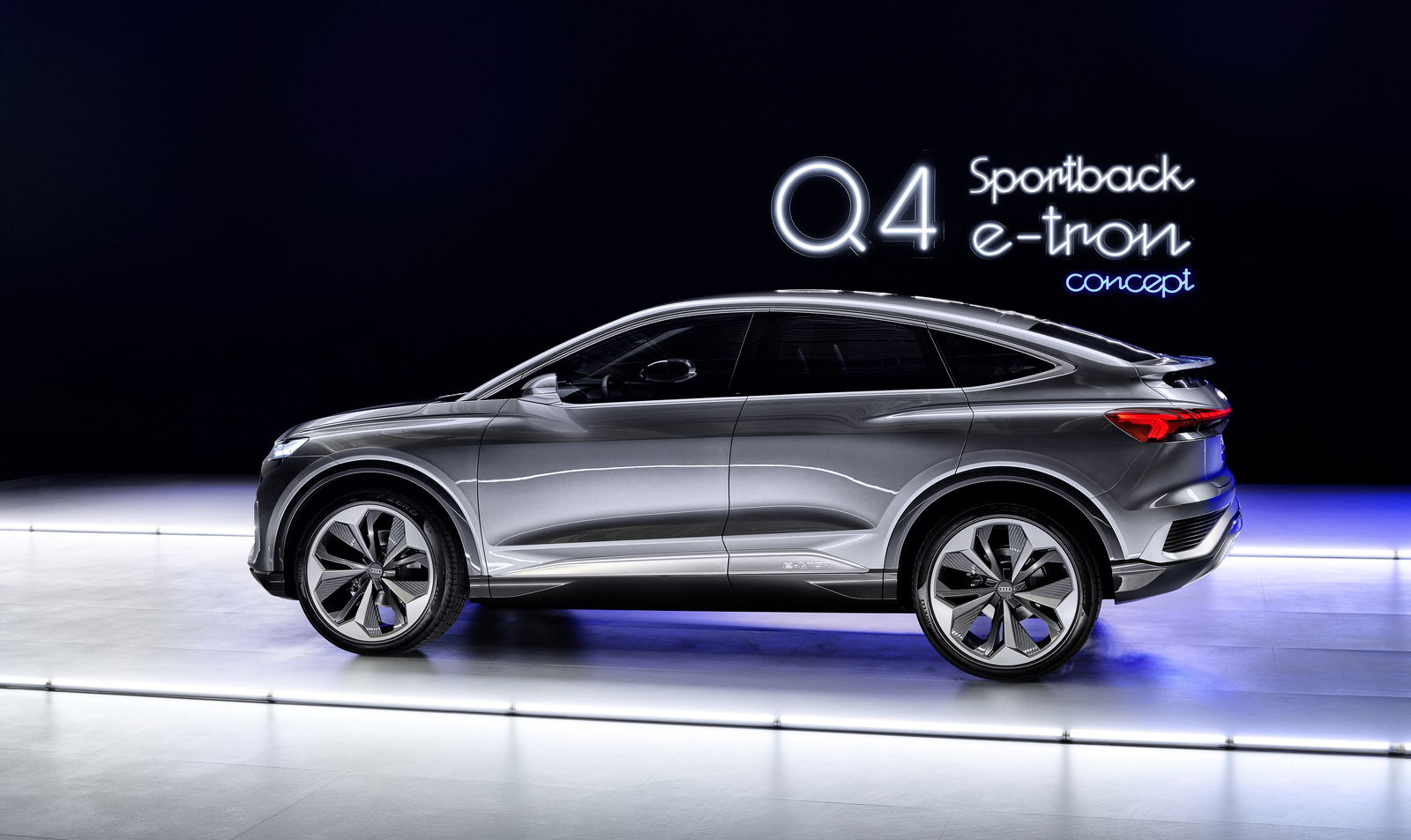 The Audi Q4 Sportback E-Tron Concept Is Futuristic And Weirdly Cute