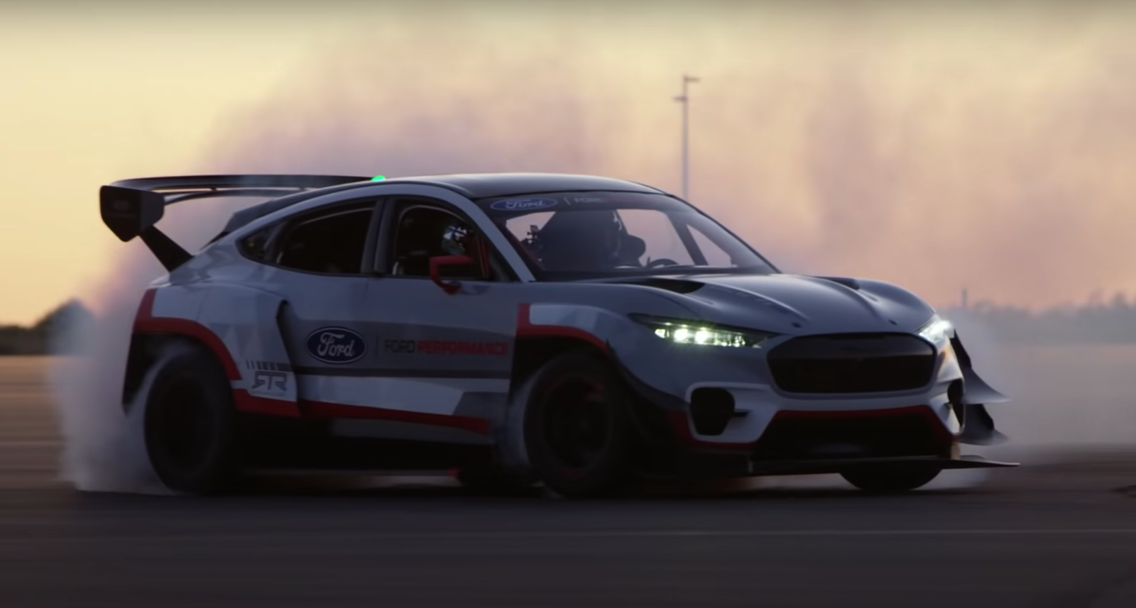 Watch Ken Block Try To Wrap His Head Around The Ford Mustang Mach E 1400