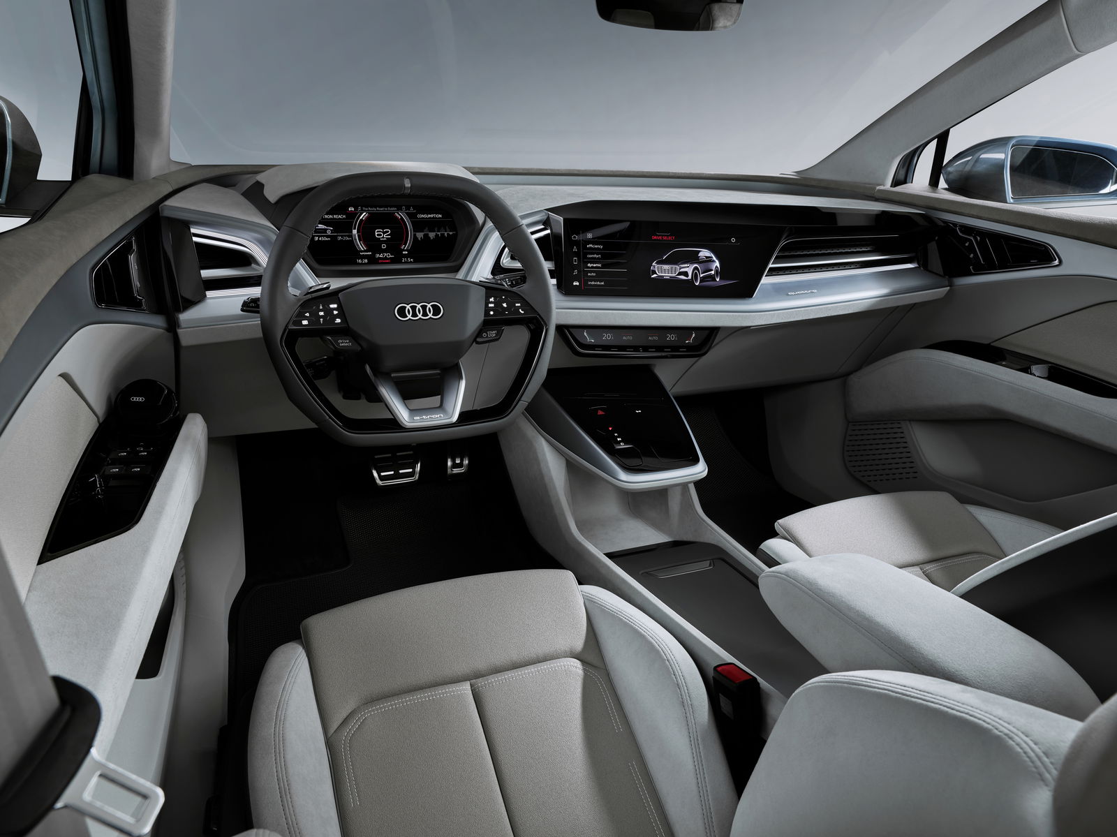 The Audi Q4 Sportback E-Tron Concept Is Futuristic And Weirdly Cute