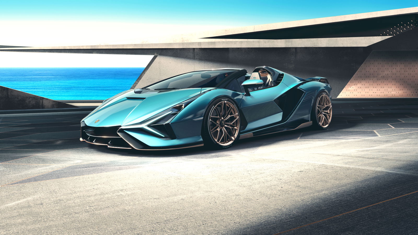 The Lamborghini Sian Roadster Is A V12 Hybrid Hypercar That's Already Sold Out