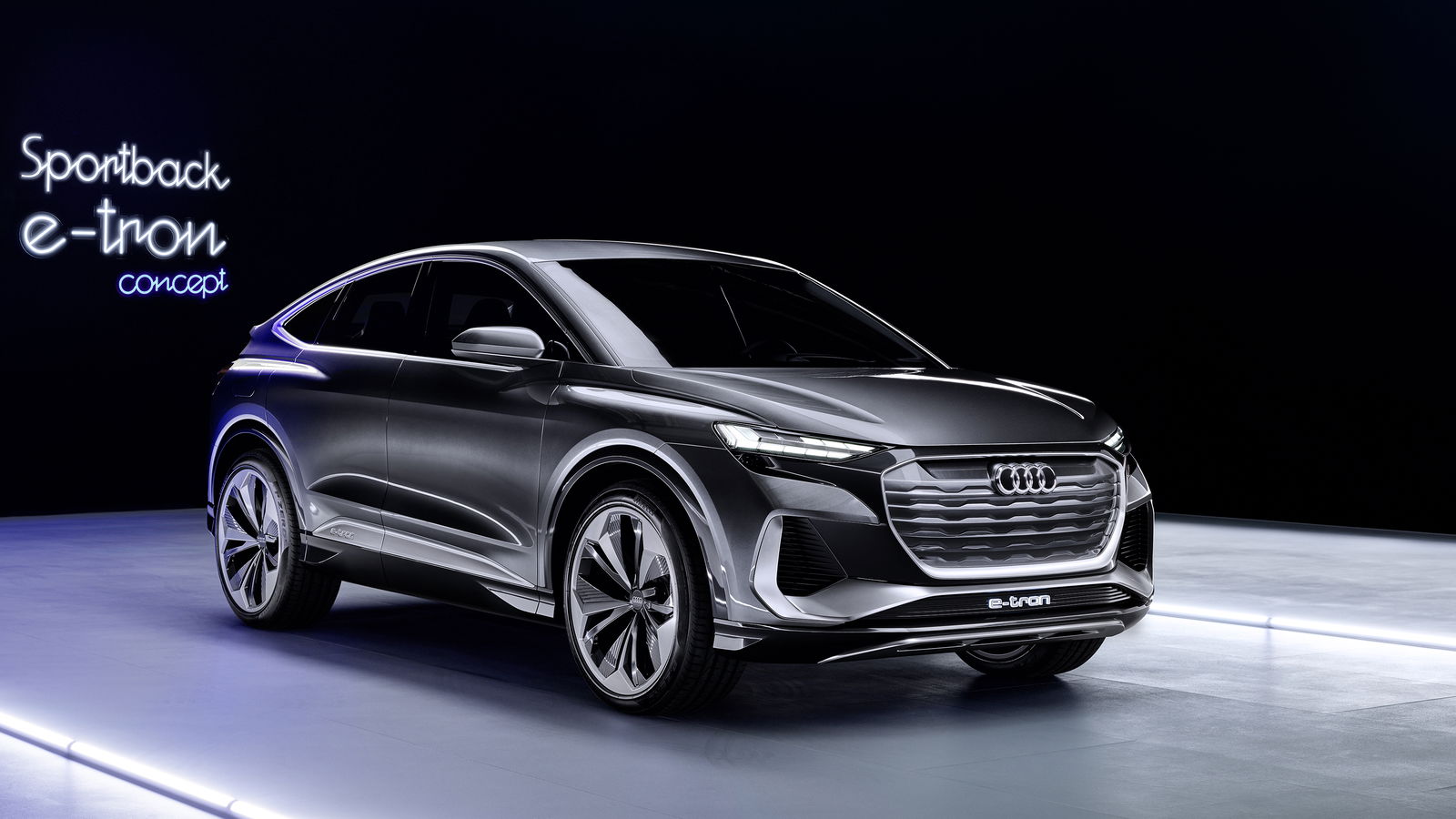 The Audi Q4 Sportback E-Tron Concept Is Futuristic And Weirdly Cute