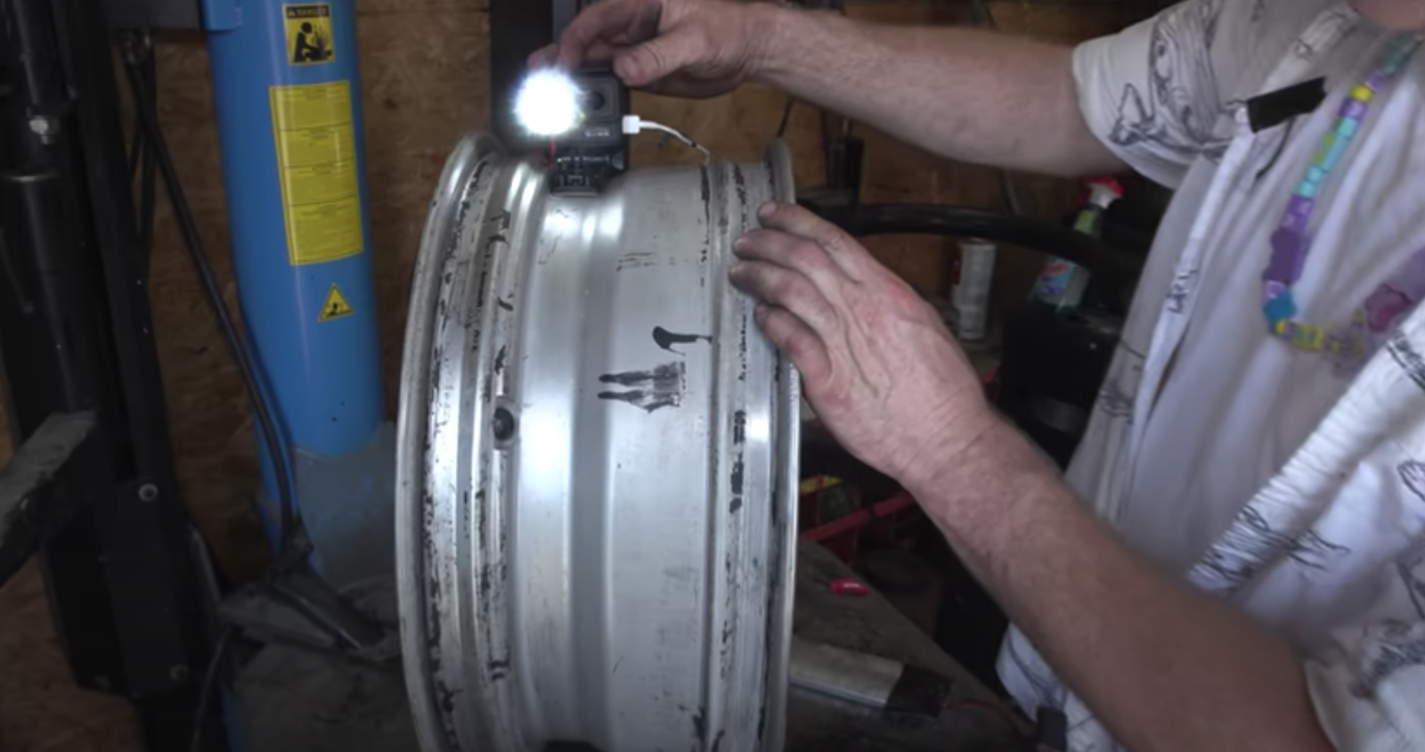 This Guy Put A GoPro Inside His Tyre