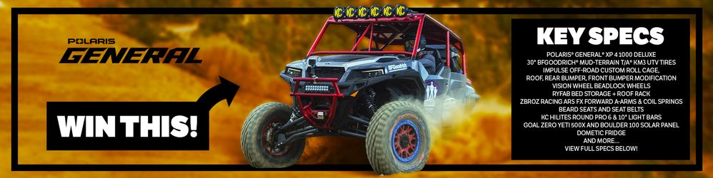 Win This Customized Polaris Off-Road Monster