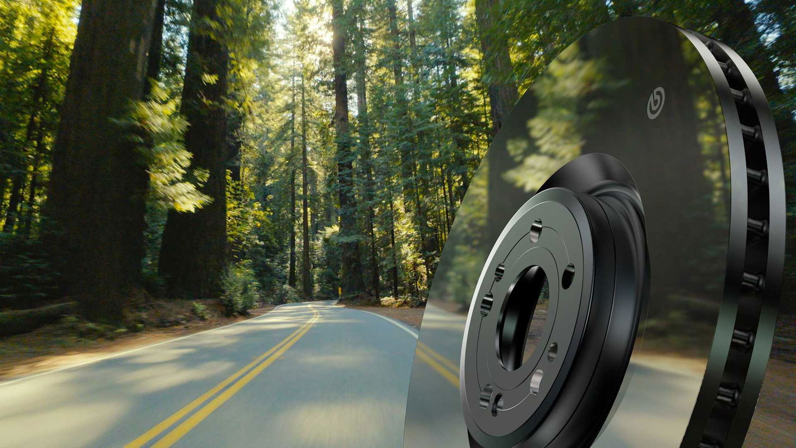 Like Porsche's PSCB rotors, Brembo's HVOF-coated discs have a mirror-like finish