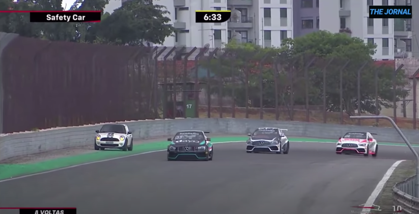 A Mini Driver Mistakenly Drove Onto Interlagos During A Race