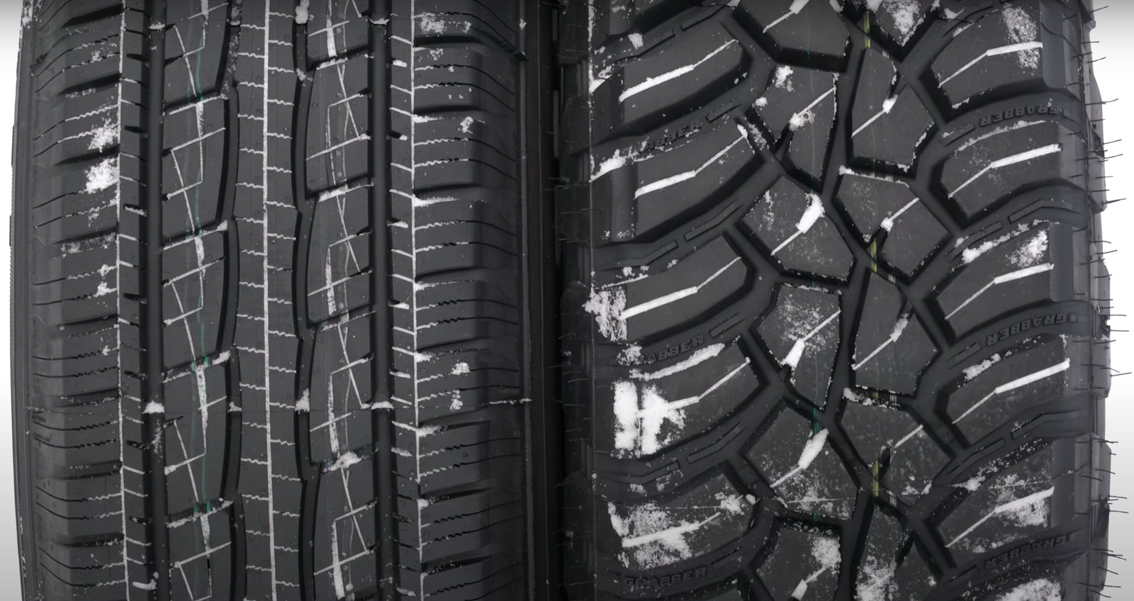 The all-season tyre compared to the mud-terrain X3