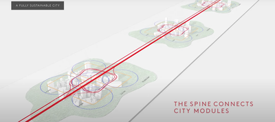 Saudi Arabia Proposes Ridiculous 105-Mile Long City With No Roads