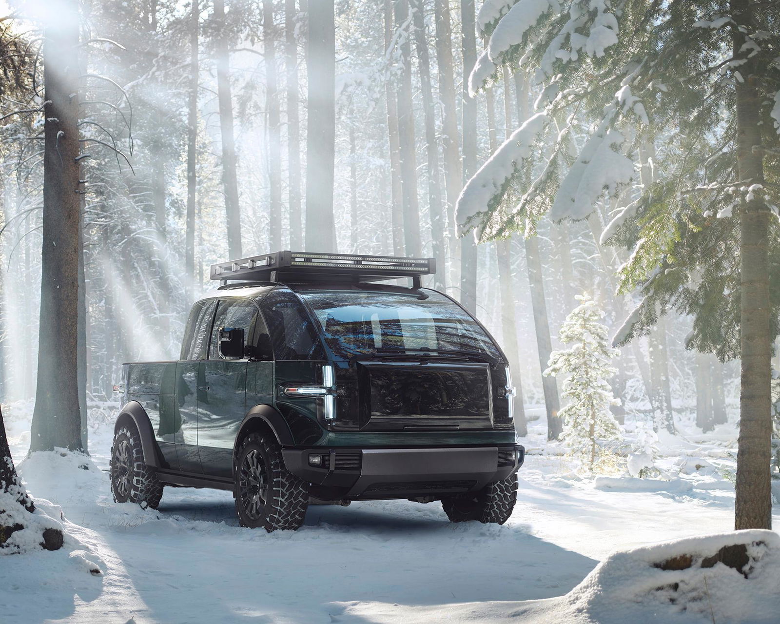 The Canoo Pickup Truck Is Like A Futuristic Electric Mitsubishi Delica