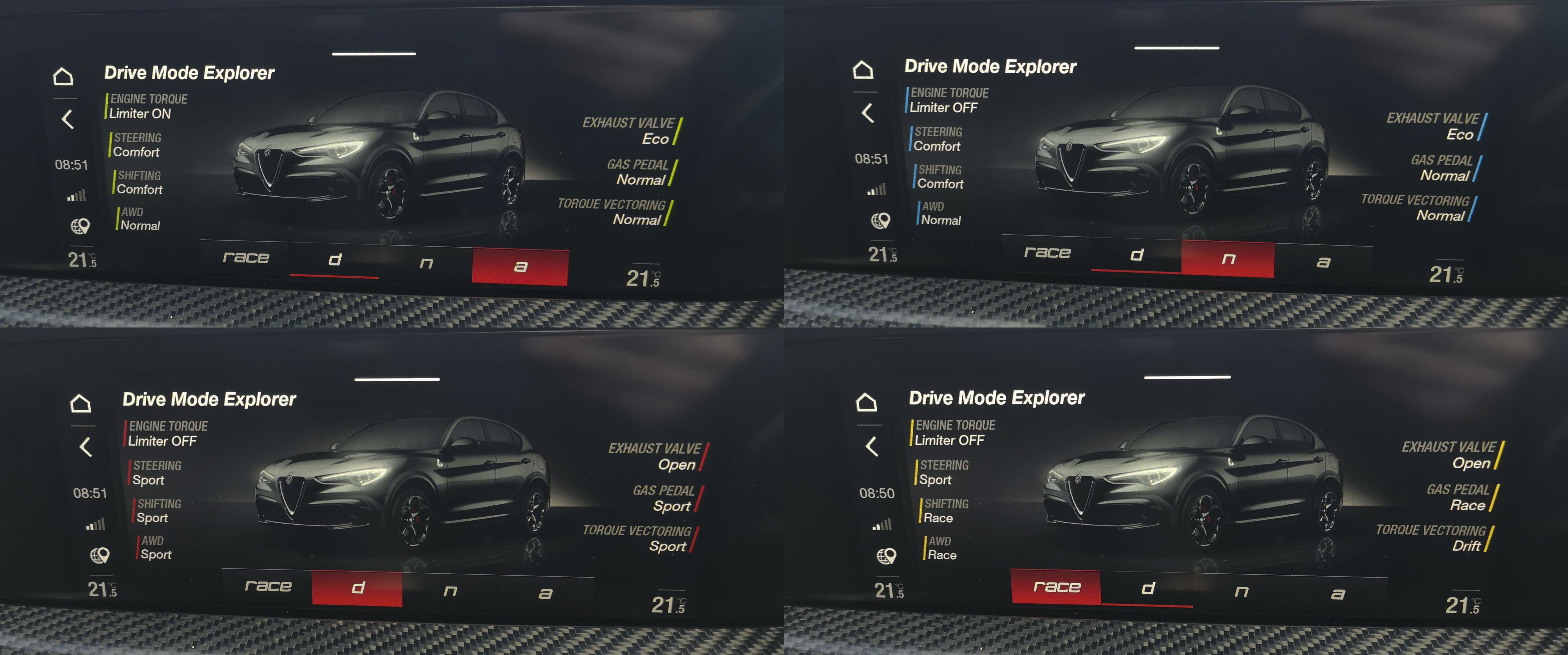 The Stelvio Q could give you individual control of each of these parameters, but that'd be a needless complication