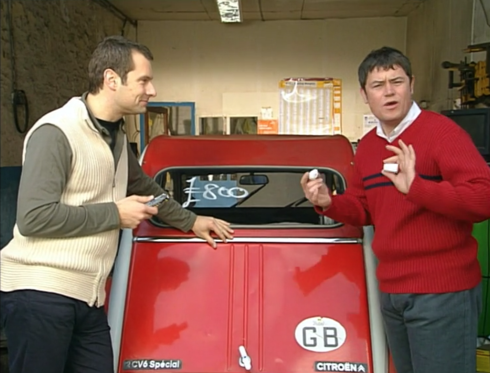 Mike Brewer with Deals On Wheels co-star Richard Sutton (Image: Channel 4)