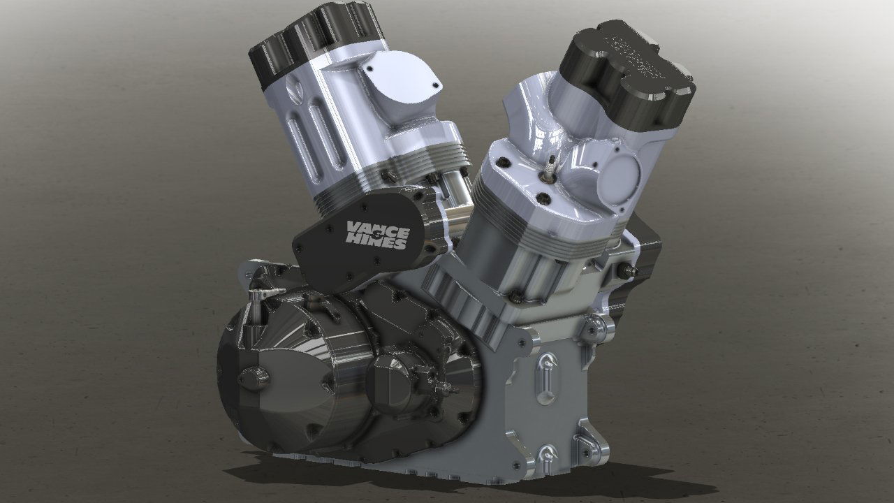 This Is A Brand New 2.62-Litre V-Twin Engine For The Bike Drag Racing World