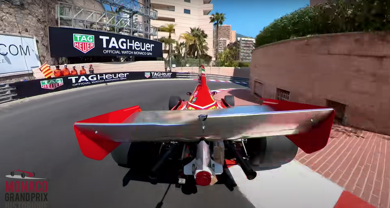The shadow of the boom and camera is visible at points of the run, revealing how this amazing video was shot