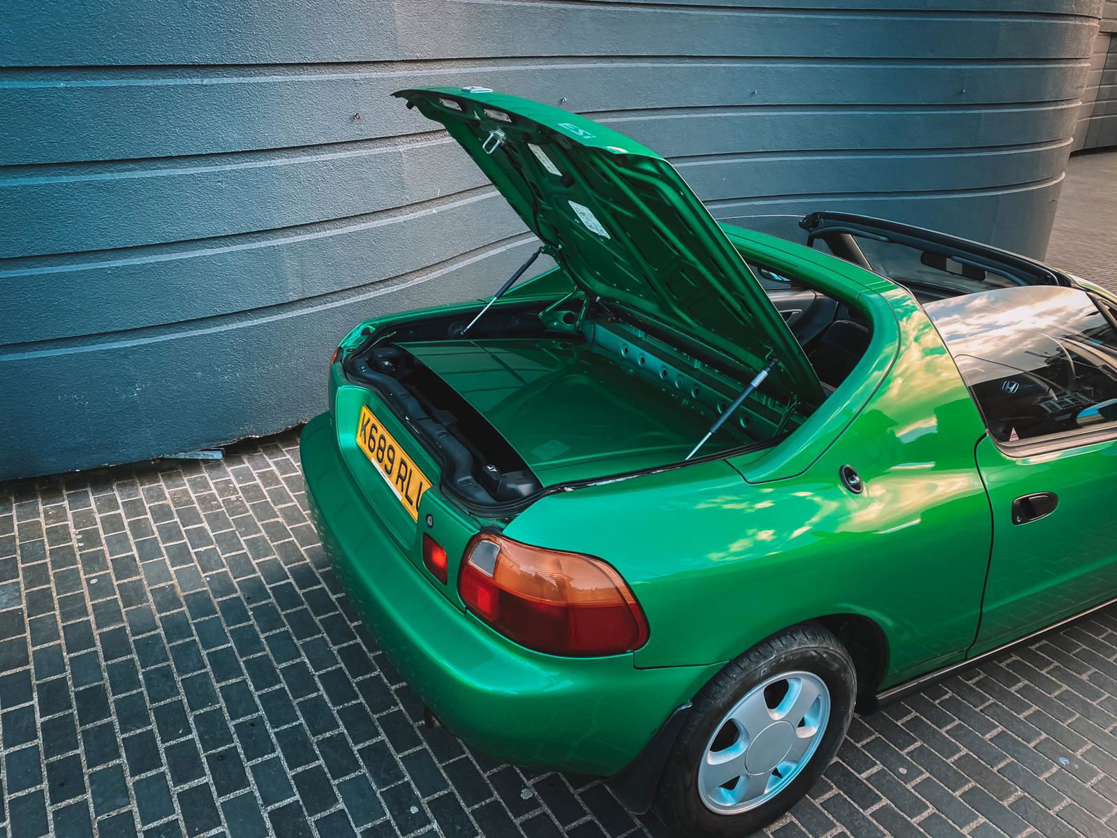 One, now much more solid, Honda CRX.