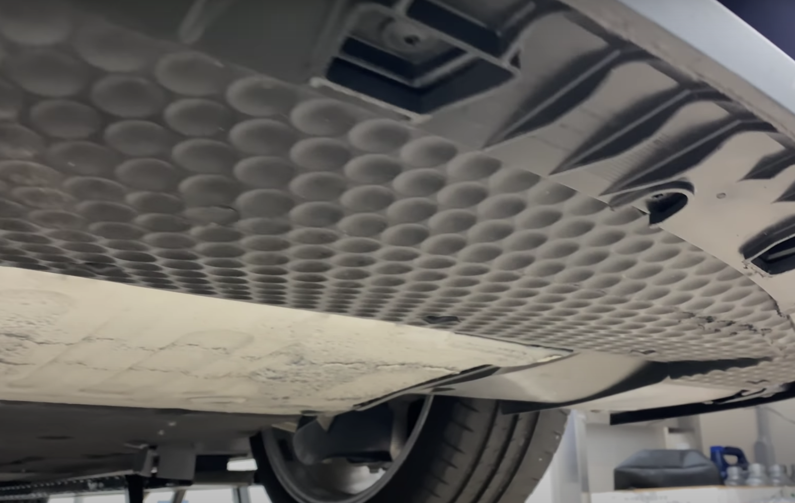 TIL: The Bottom Of A Porsche 718 Cayman GT4 Has Golf Ball-Like Dimples
