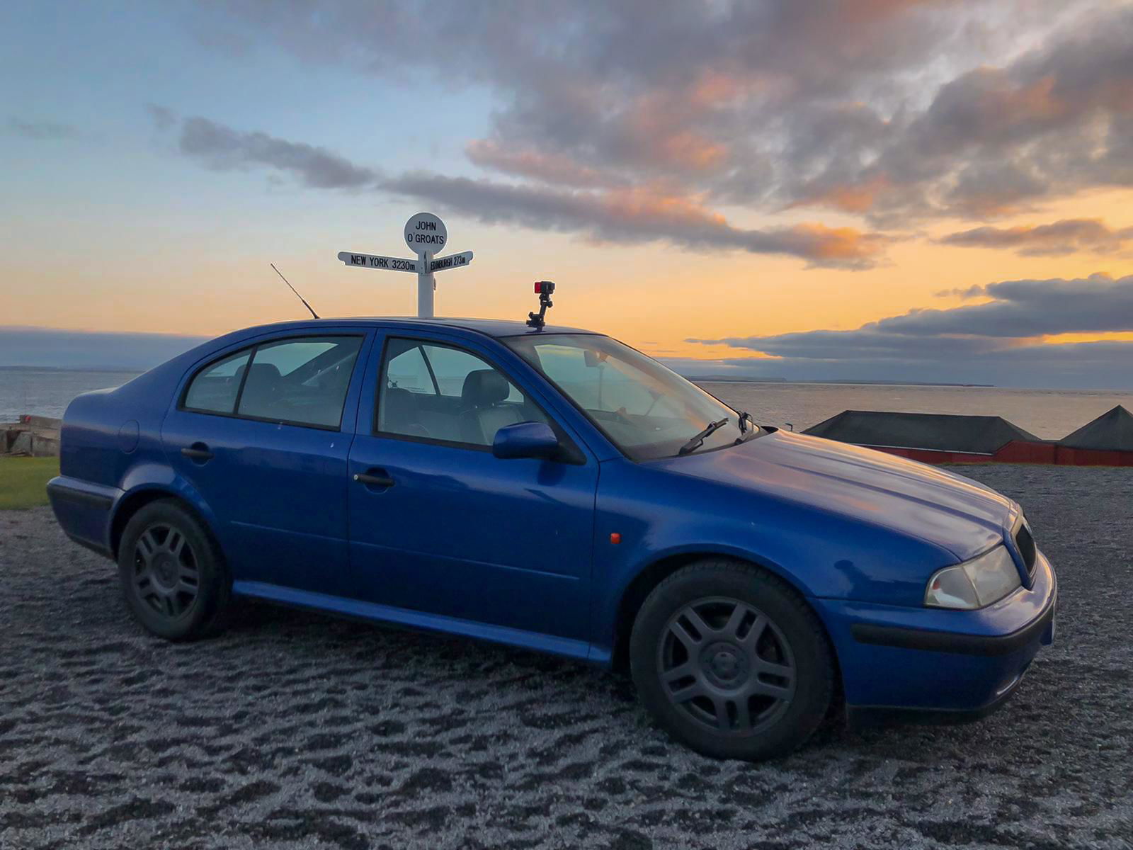 We made it, the northernmost point. Any further and we'd need a ferry...