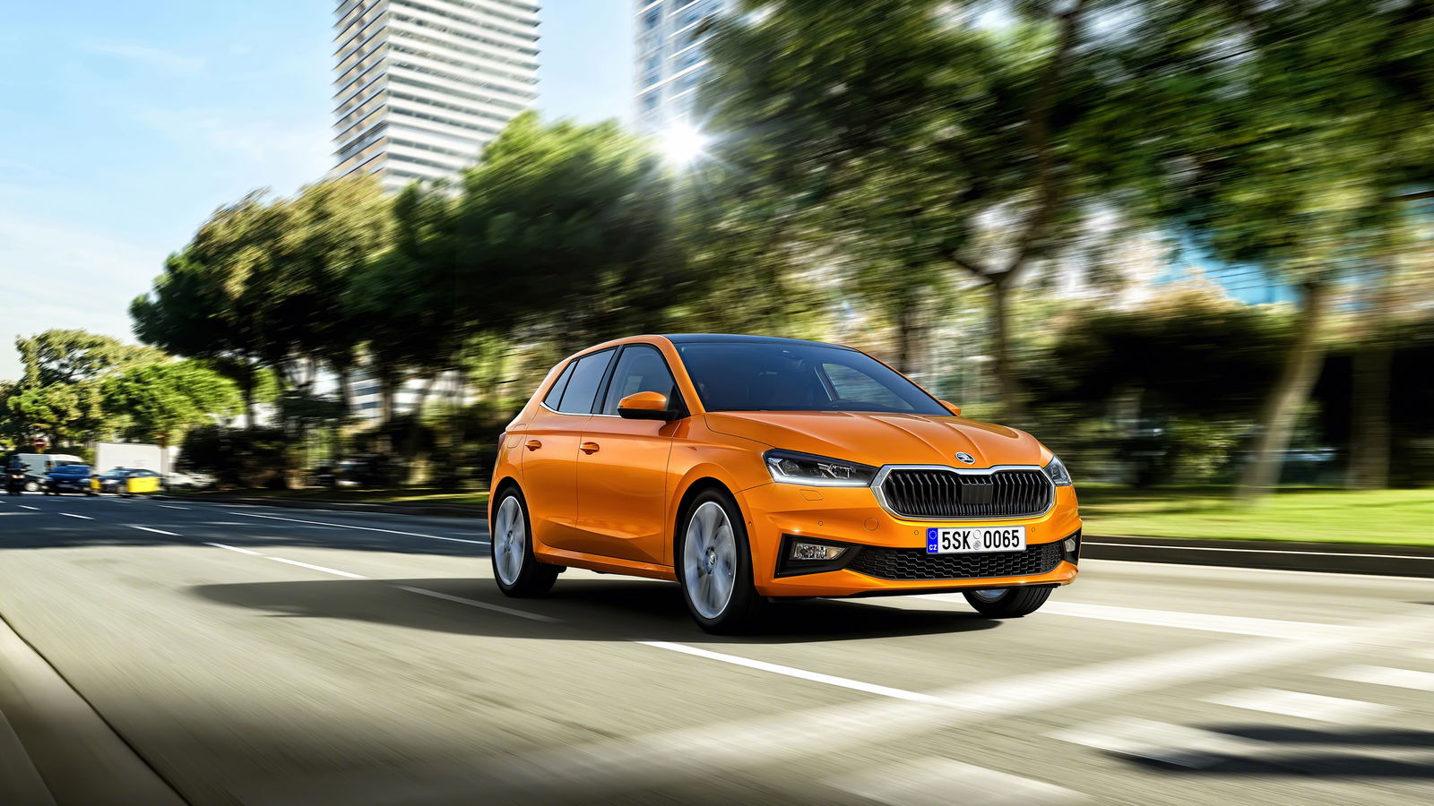 Take A Moment To Appreciate The New Skoda Fabia's Door Umbrella