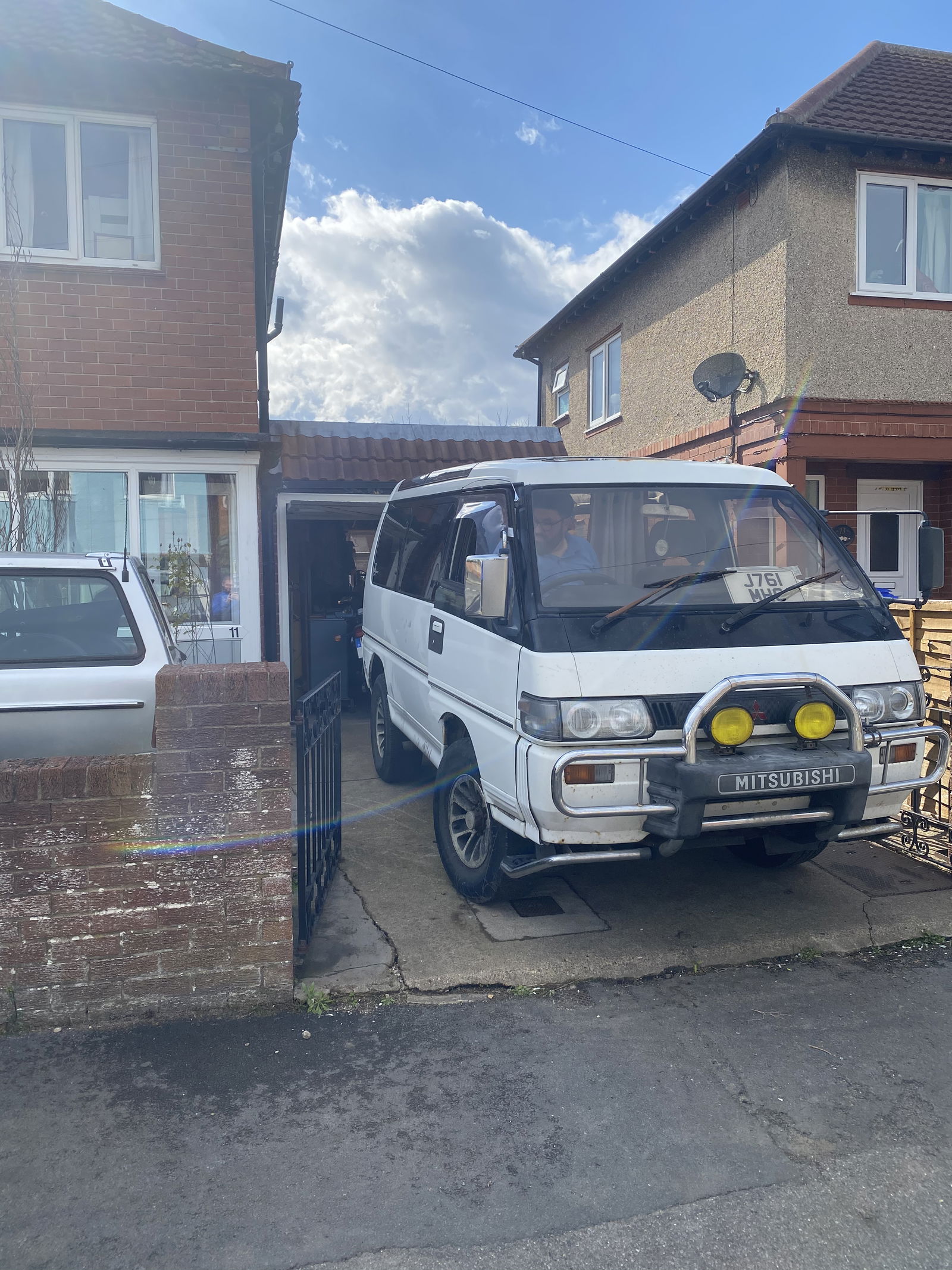 Made it home. With the help of a recovery truck. Just poking into shot the Volvo 240, a project in it's final stages.