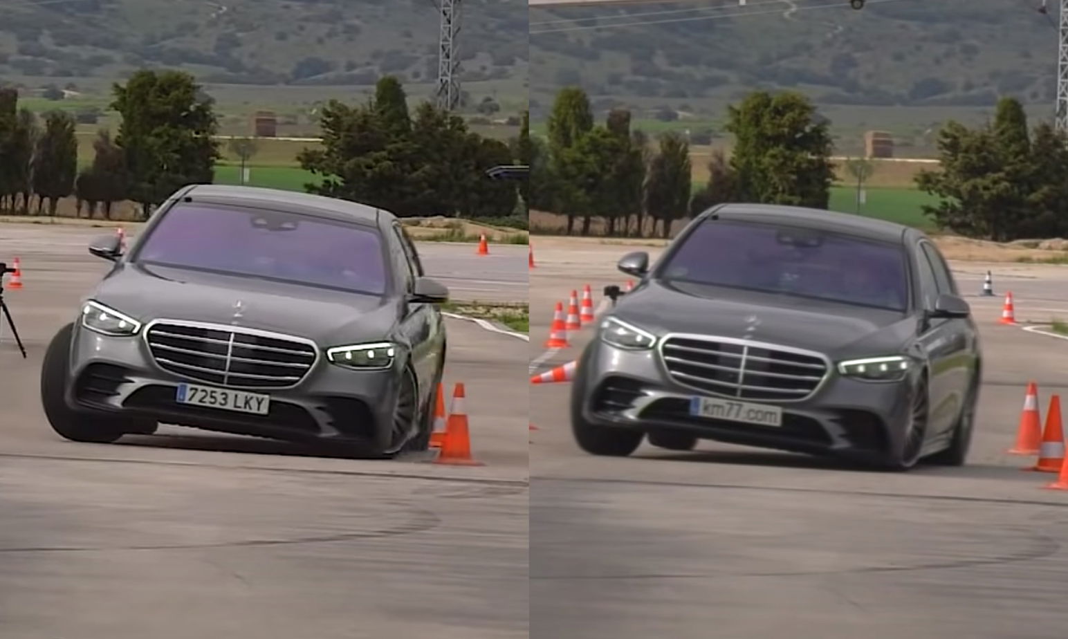 Watch Sport+ Mode Help The New Mercedes S-Class Through A Moose Test