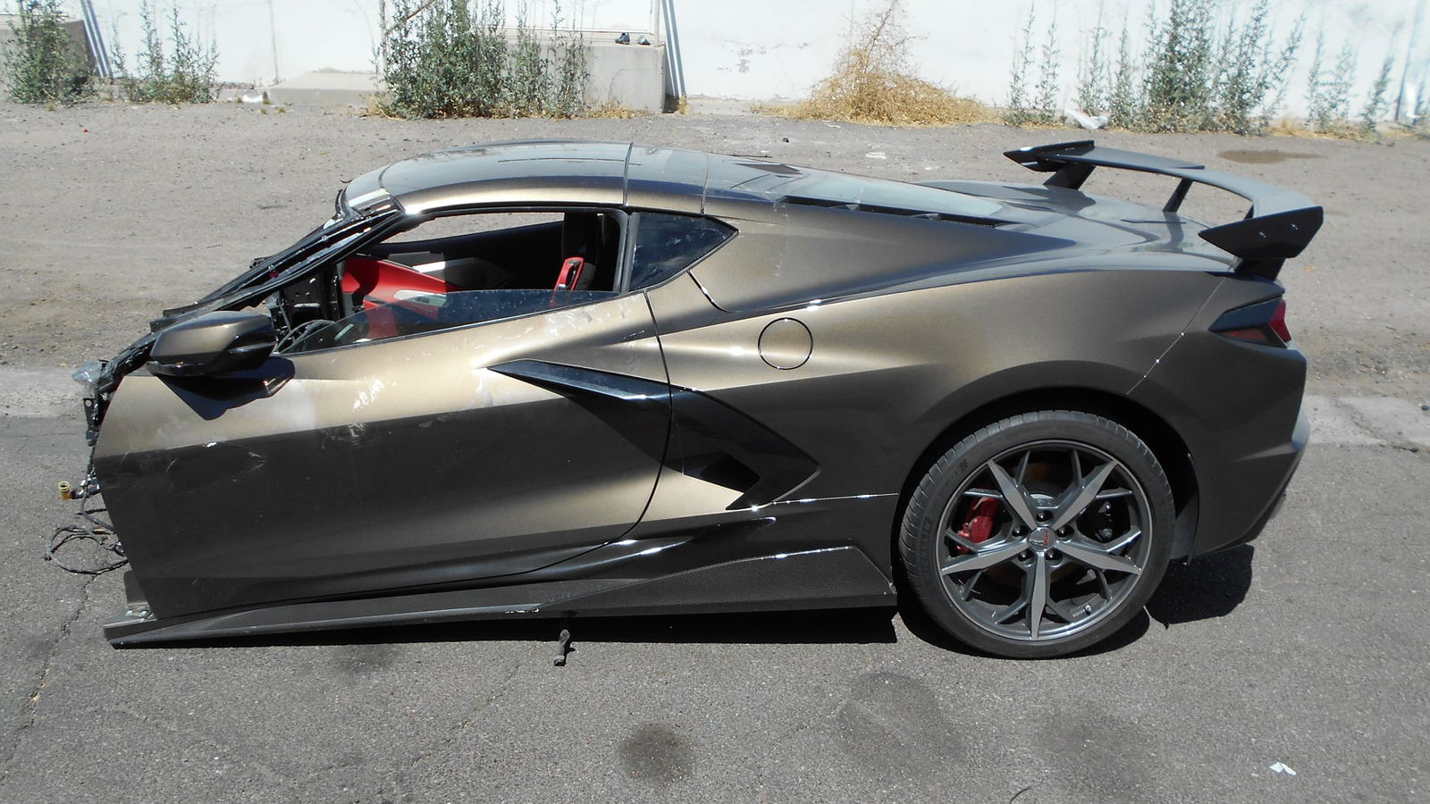 Two-Thirds Of A C8 Chevrolet Corvette Arrives On eBay In Spares Bonanza