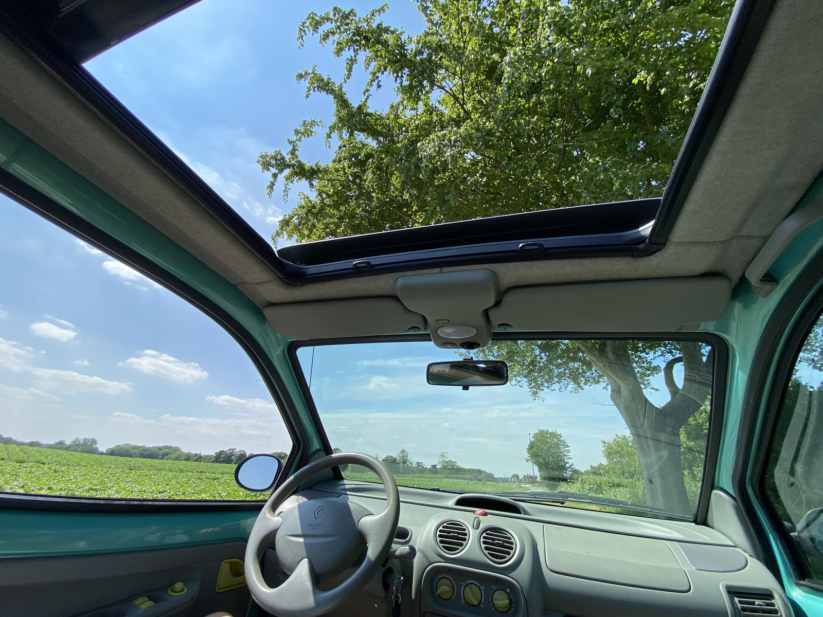 With the seats laid almost horizontal this is hell of a good place for a nap.