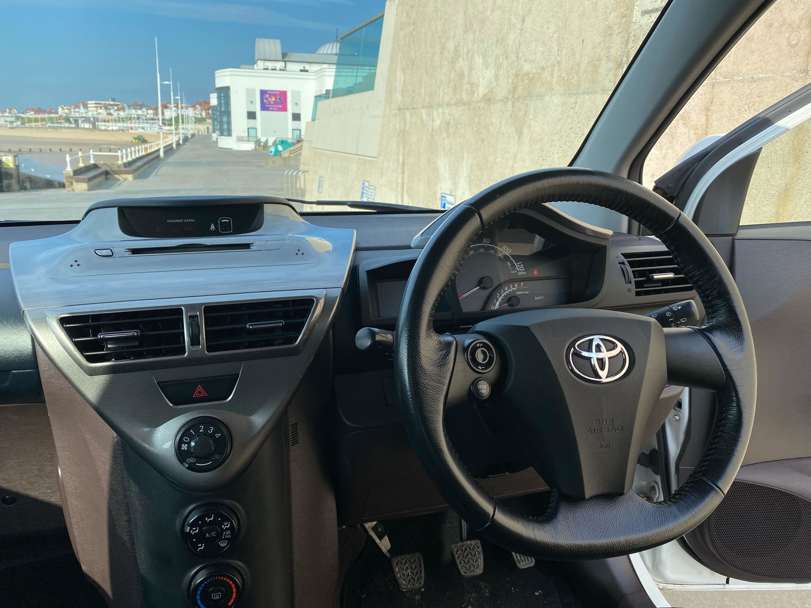 Unusual dash colours but a very welcoming interior.