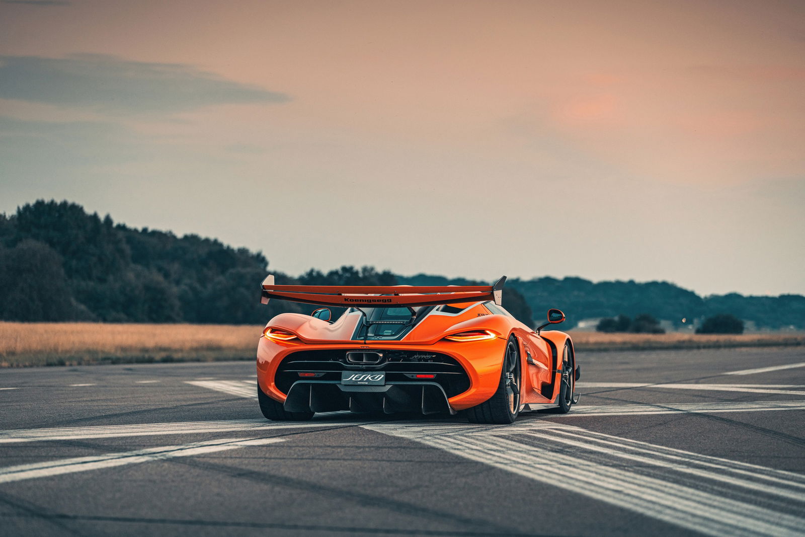 The First Koenigsegg Jesko Production Car Is An Orange Stunner