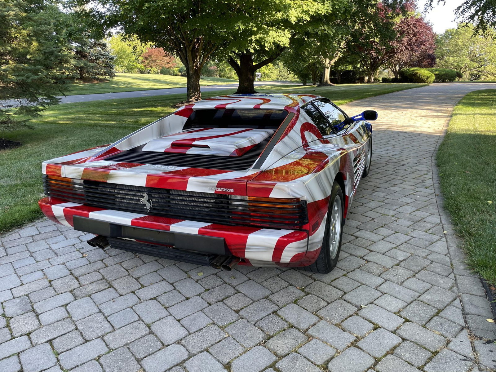 Nope, This Ferrari Testarossa's US Flag Livery Isn't A Wrap