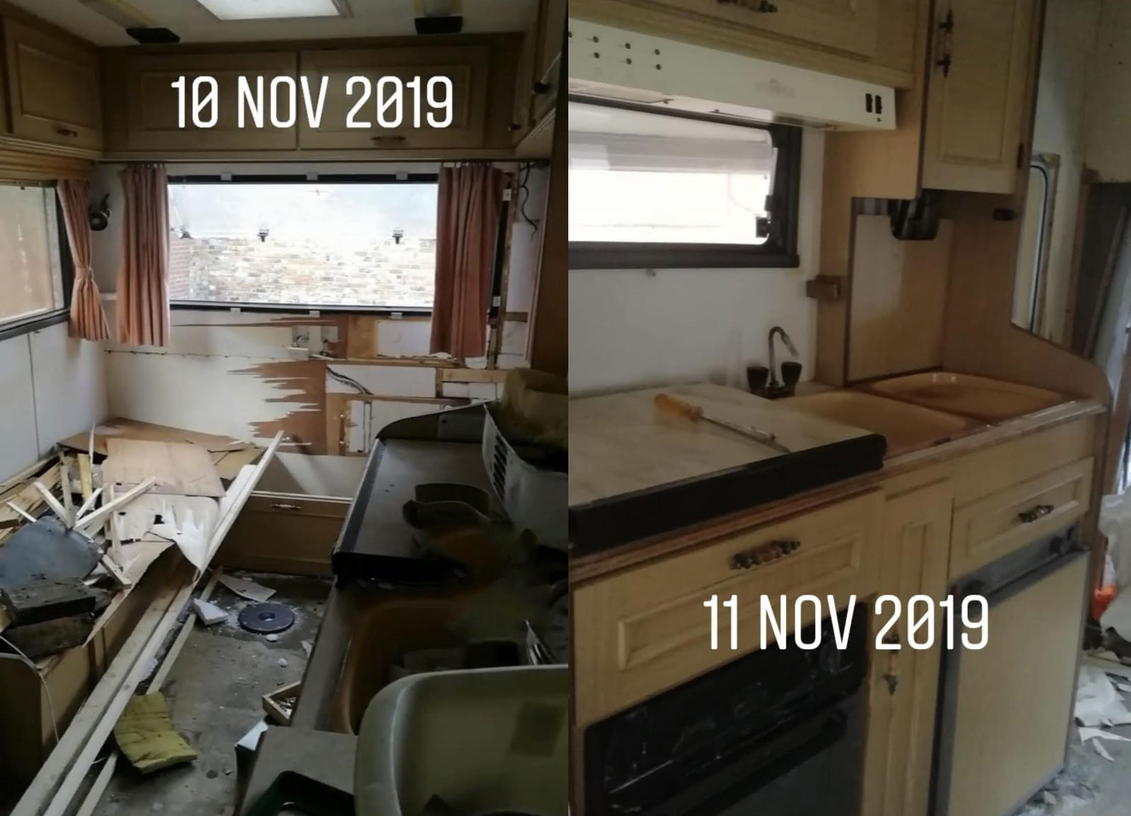 The carnage as shown in my Instagram stories...