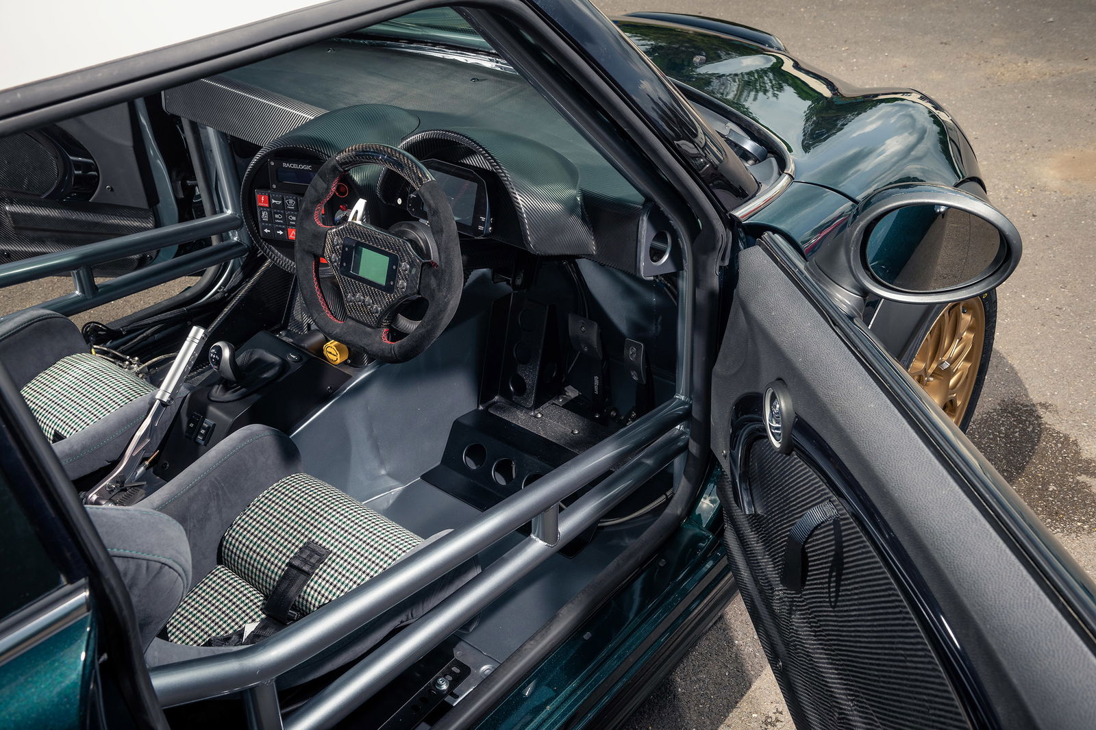 This R56 MINI Cooper S Is Hiding A 414bhp M3 V8 And Subaru Subframes