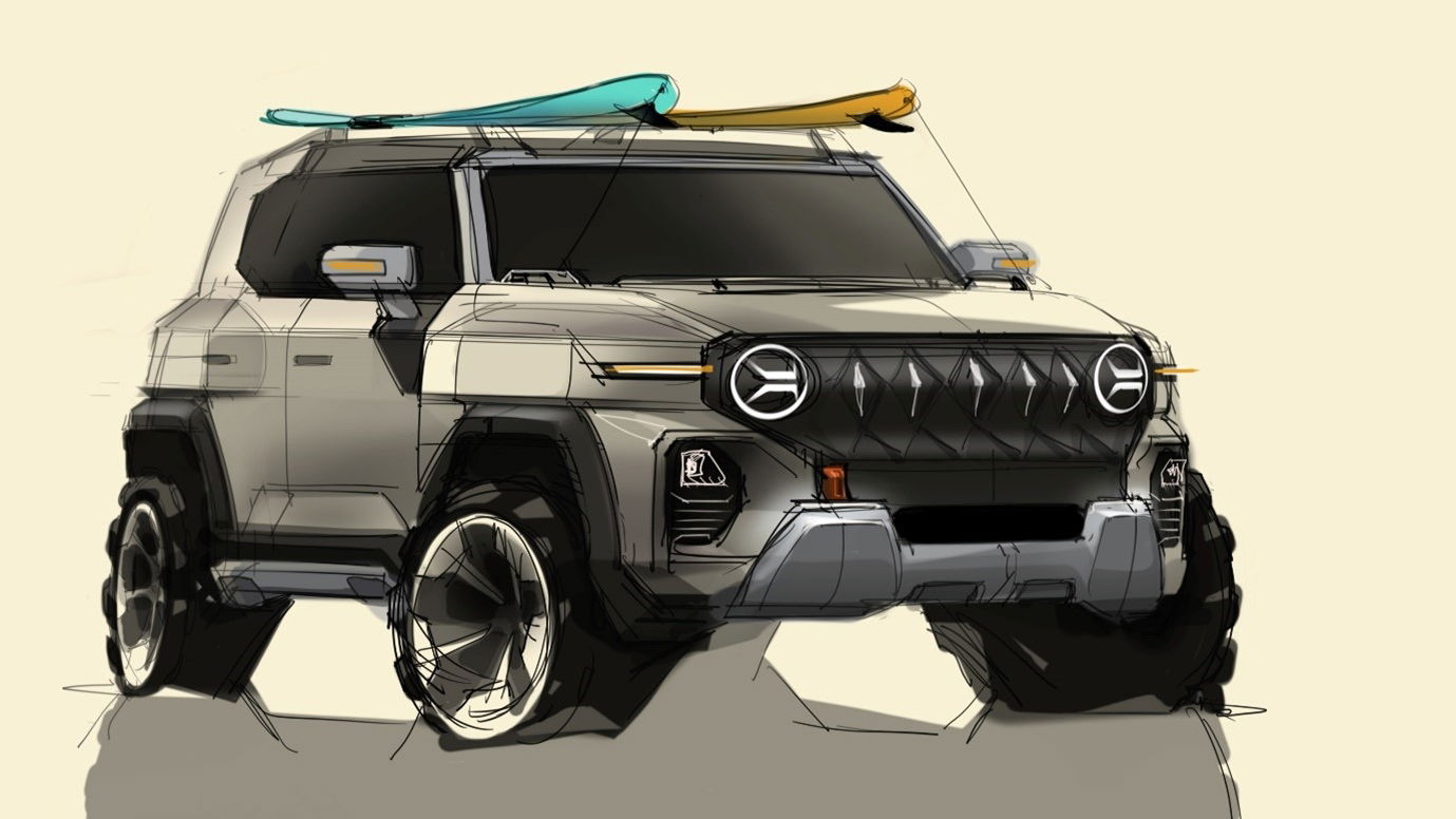 SsangYong's Future SUV Looks Like A Swole Suzuki Jimny