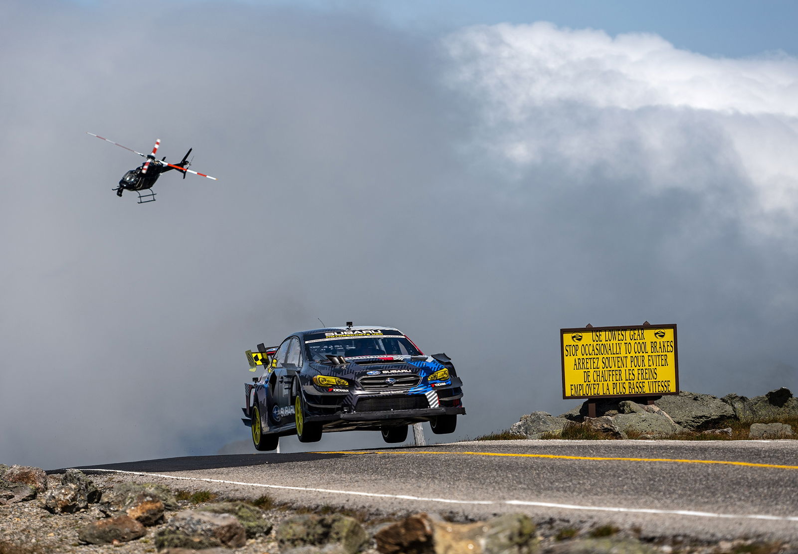 Travis Pastrana Uses 850bhp Gymkhana Subaru To Smash Mt. Washington Hillclimb Record