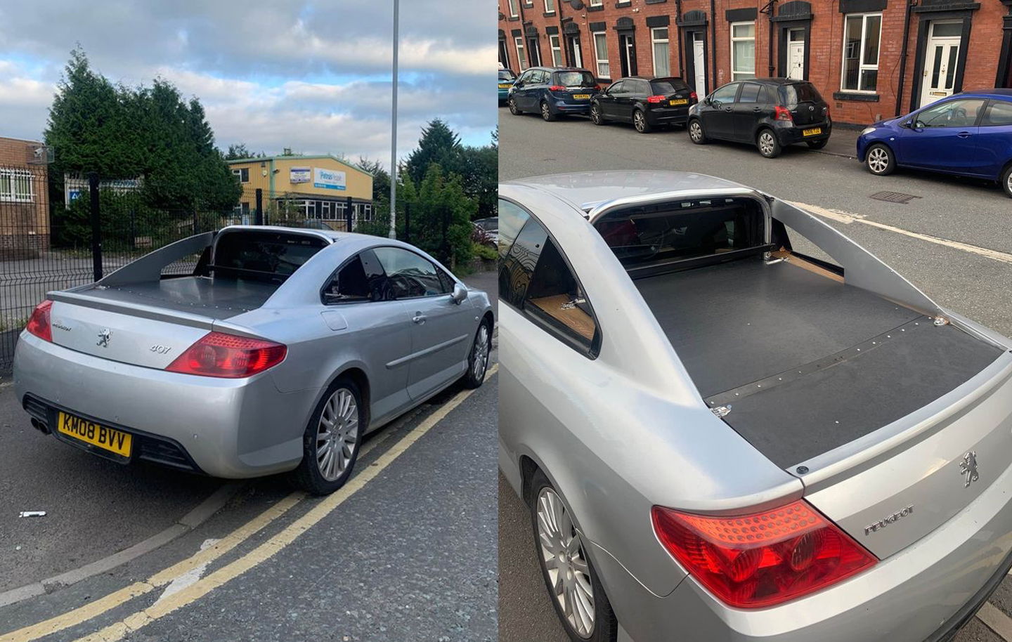 We're Oddly Tempted By This Pick-Up Converted V6 Peugeot 407 Coupe
