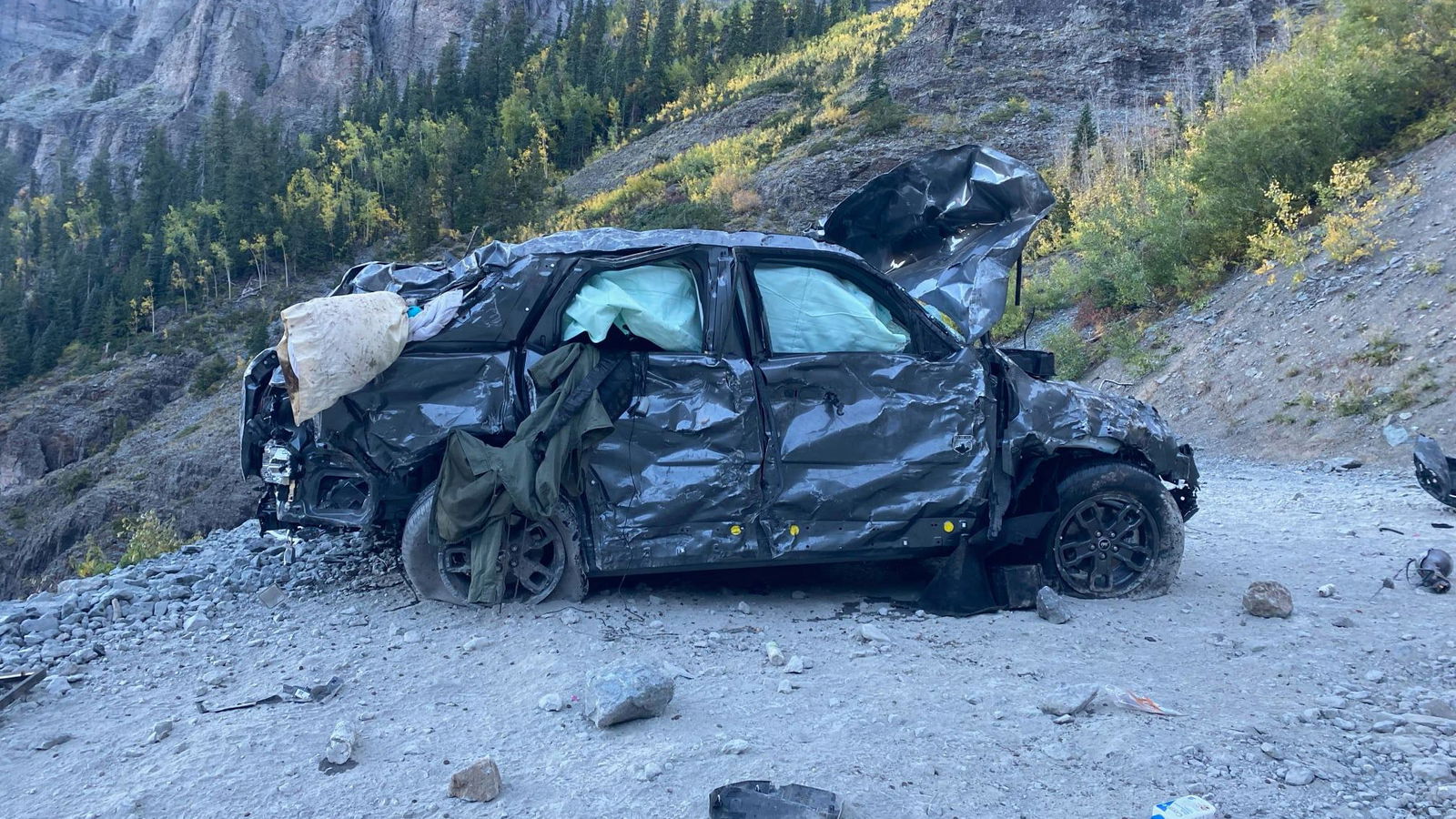 Ford Bronco Sport Rolls 120 Metres After Falling From Notorious Mountain Pass