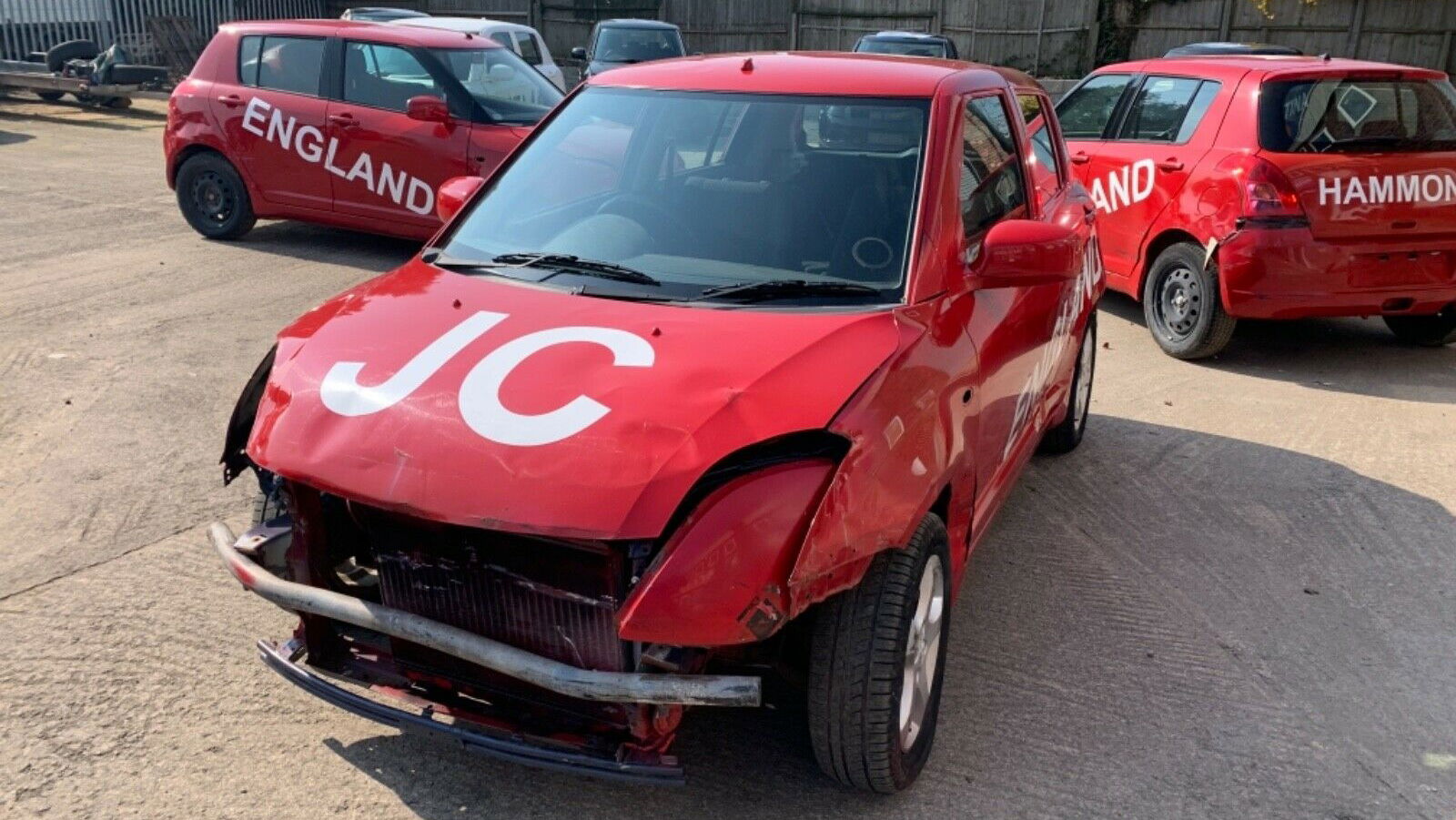 Someone Bought 9 Top Gear Car Football Suzuki Swifts For £8k And We Have Questions