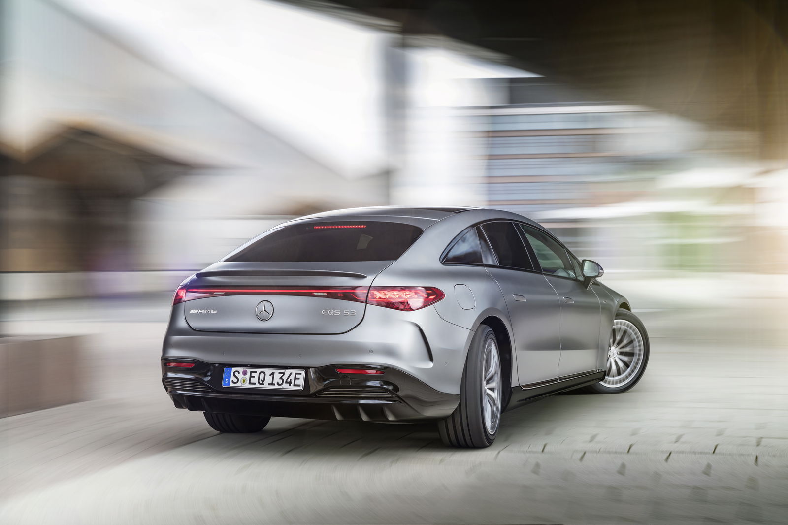Like the standard EQS, the AMG version gets an all-wheel steering system that can turn the rears up to nine degrees