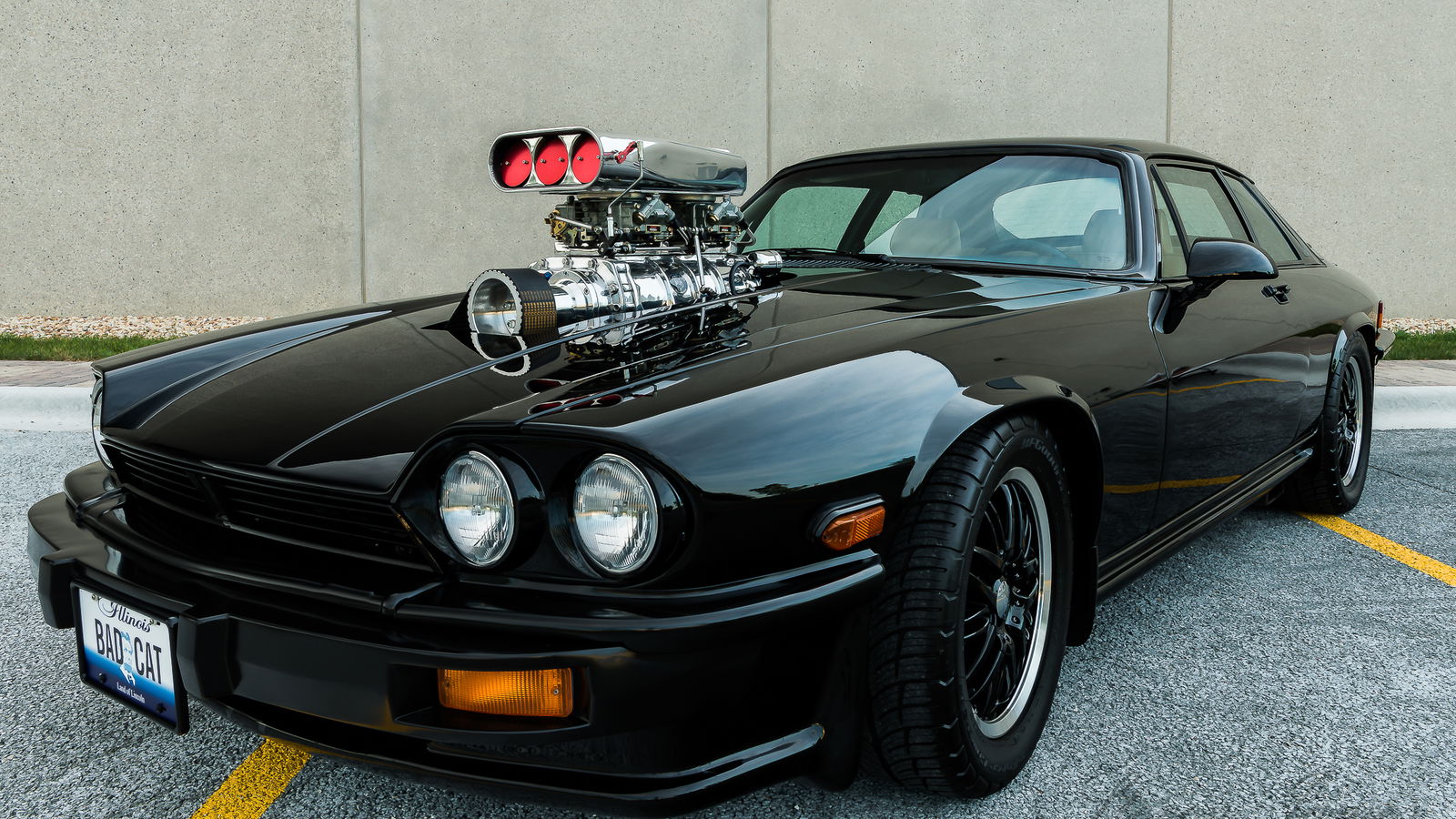 A Jaguar XJS With A Supercharged Chevy V8 Is The Engine Swap You Didn't Expect
