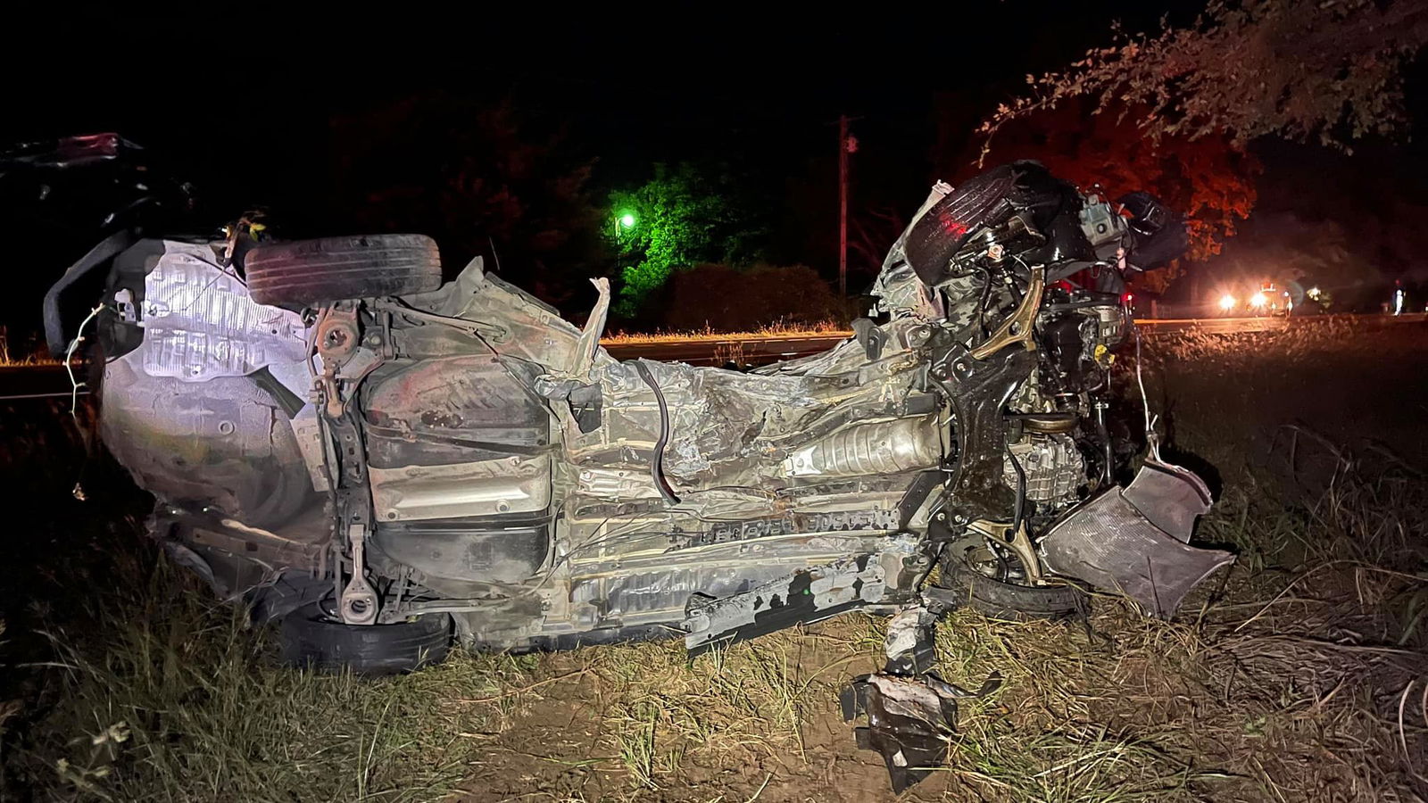 Collision Between Train And Car Transporter Sends Vehicles Flying