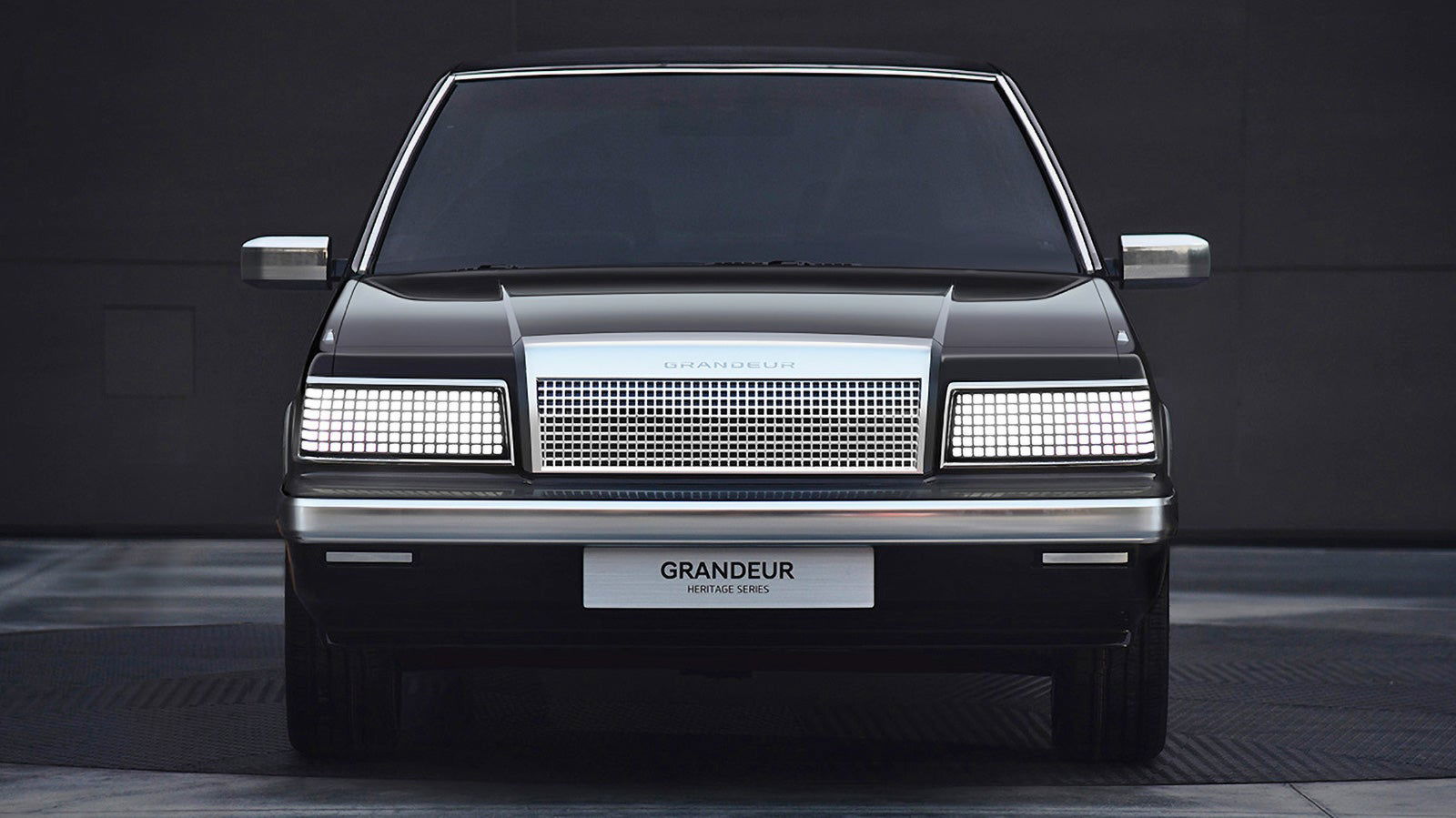 This Hyundai Grandeur Is A Gloriously Boxy Electric Restomod