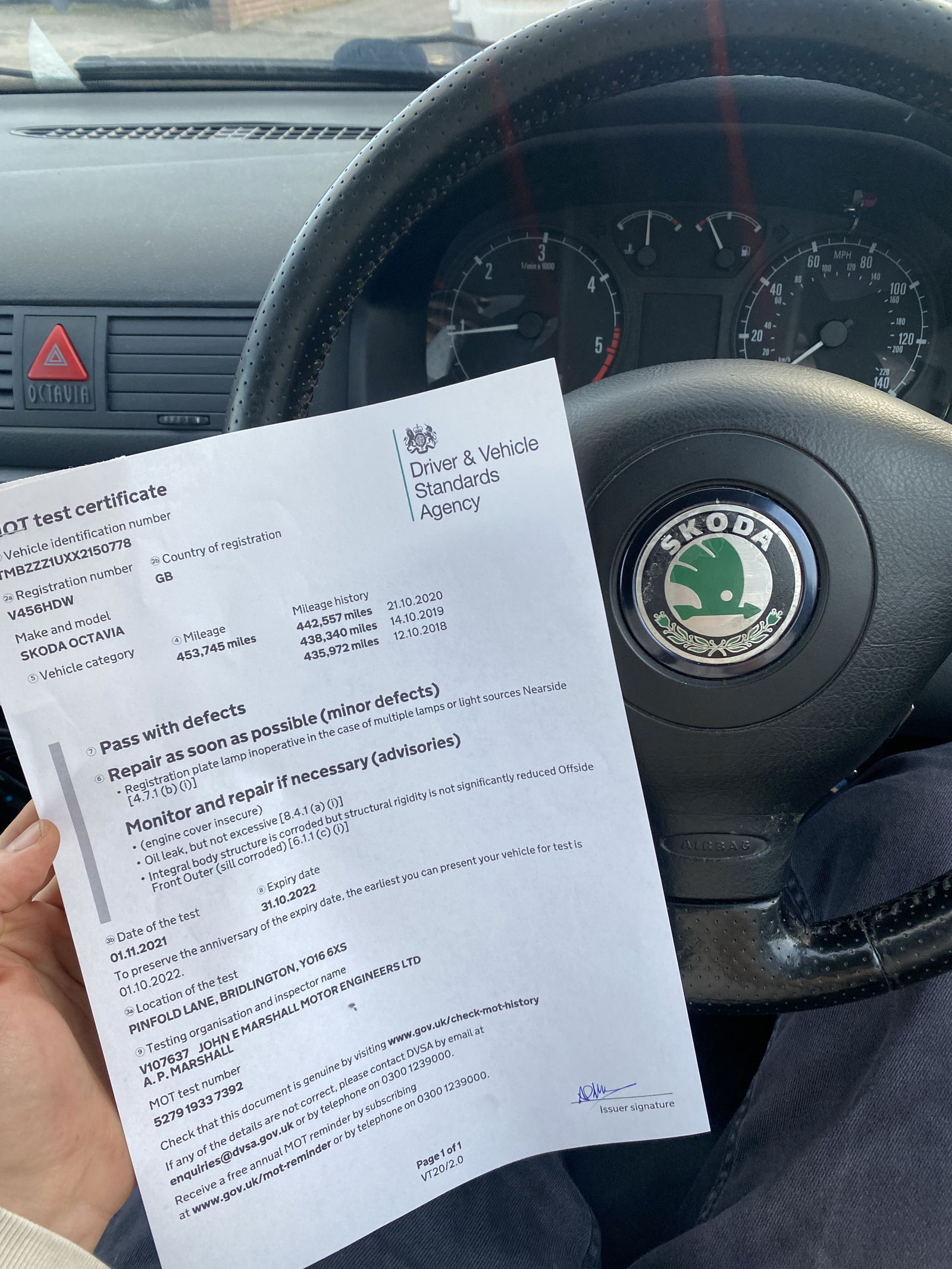 A precious piece of paper. Sill things to do, though.